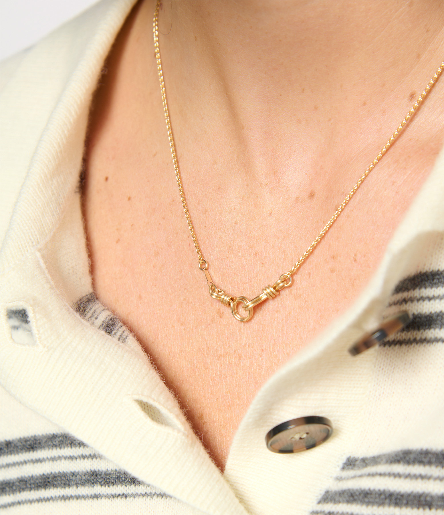 'Tie Me Up' Gold-Filled Rope Chain Necklace