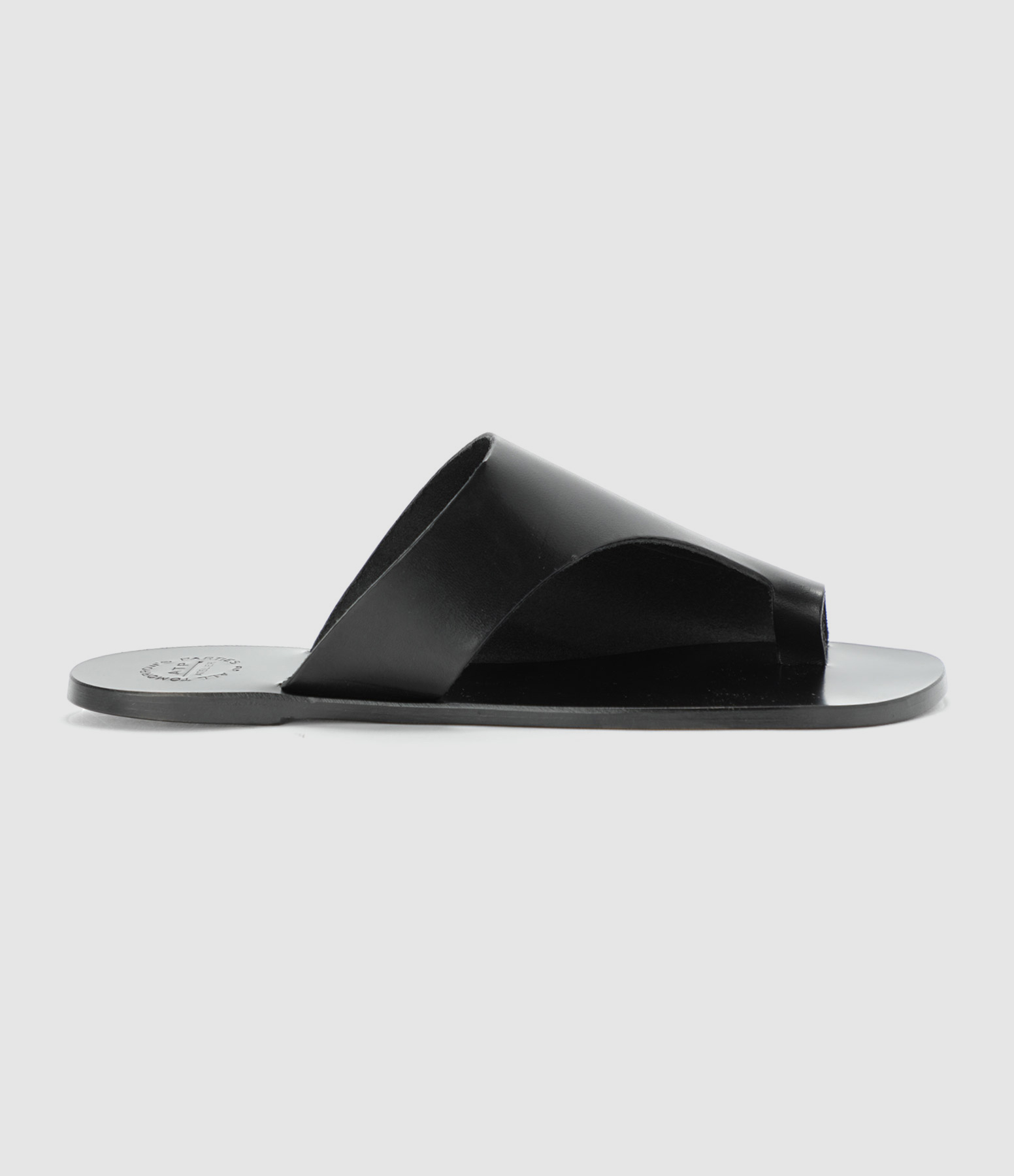 Rosa Vachette Black Mules