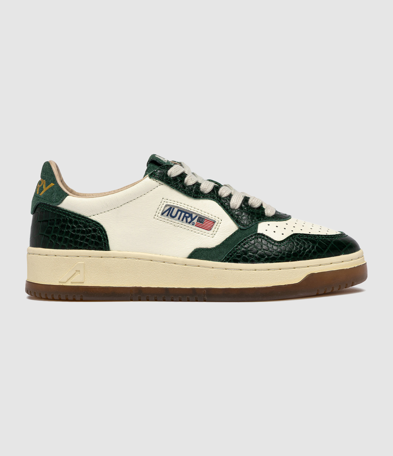 Men’s Medalist Low-Top Print Marshmallow Green Trainers