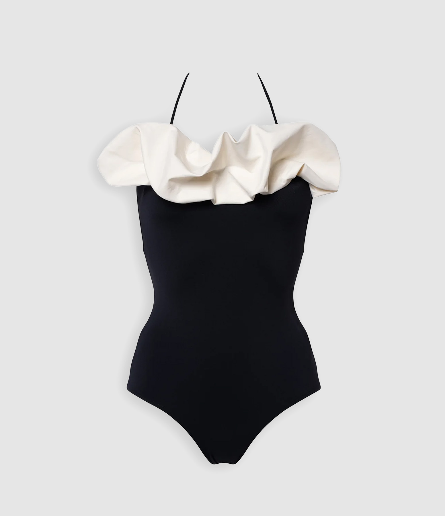 Aurora Black and Cream Swimsuit