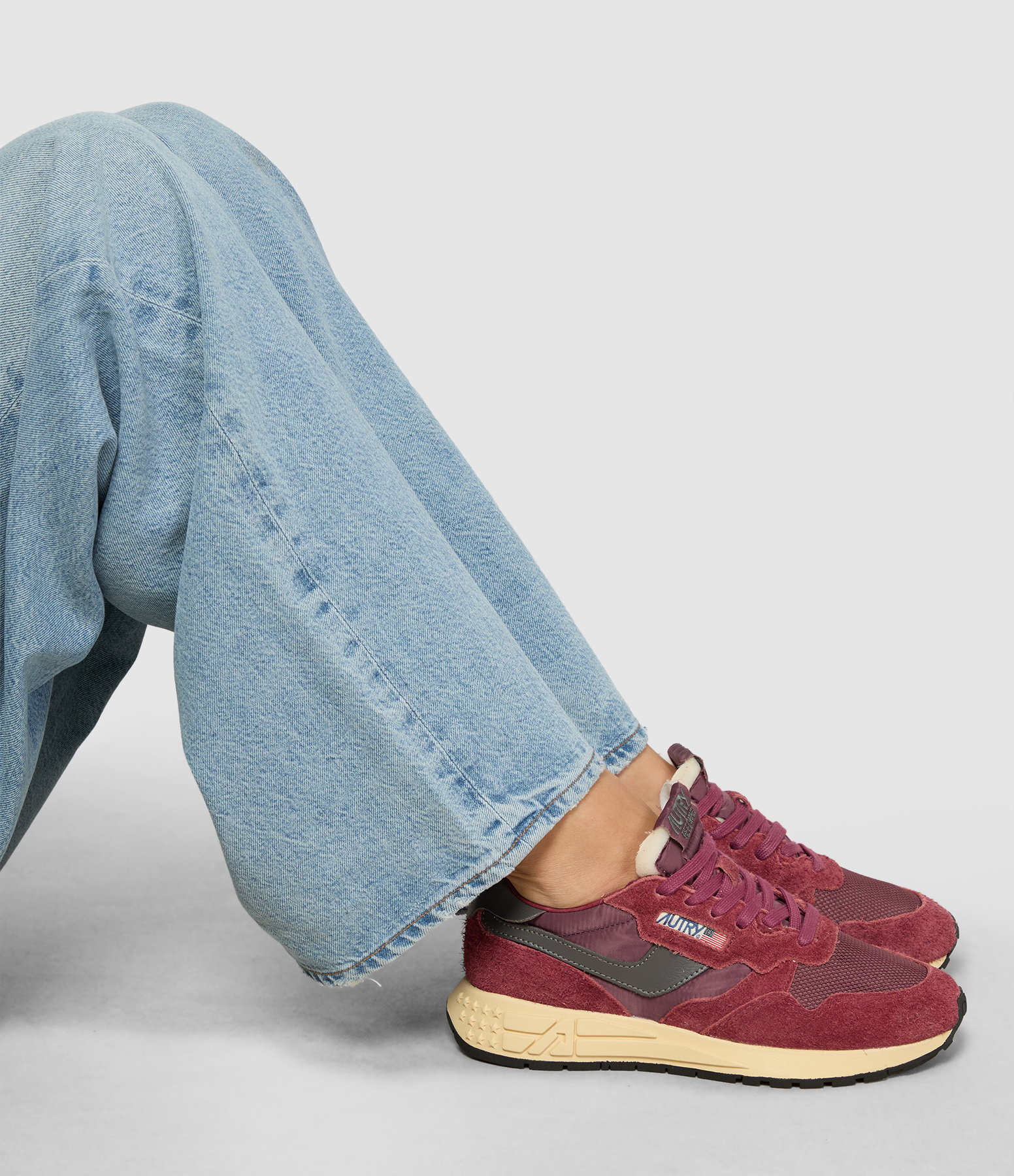 Reelwind Low Suede Net Roun Cordov trainers