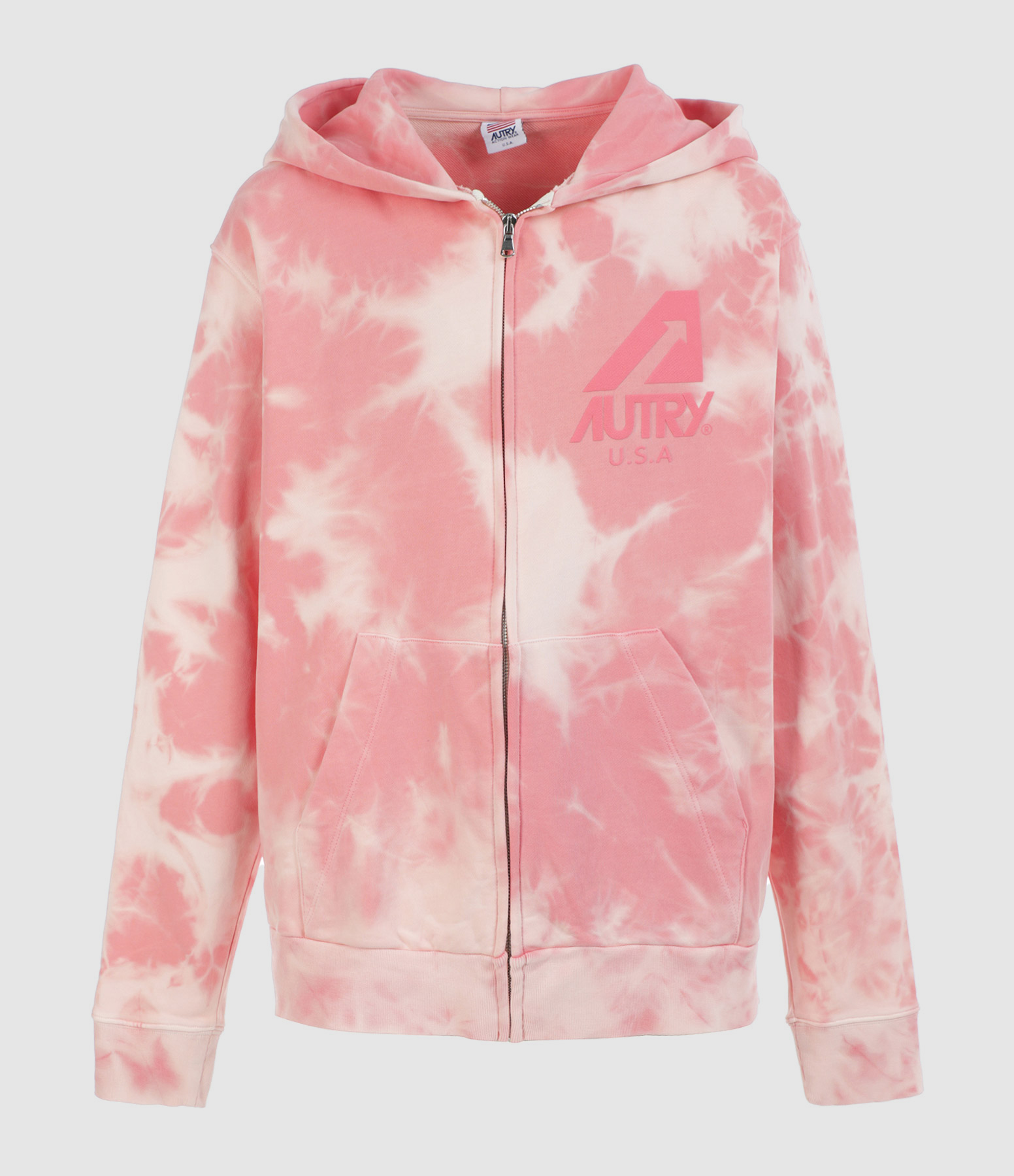 Pink Matchpoint Logo Hooded Top