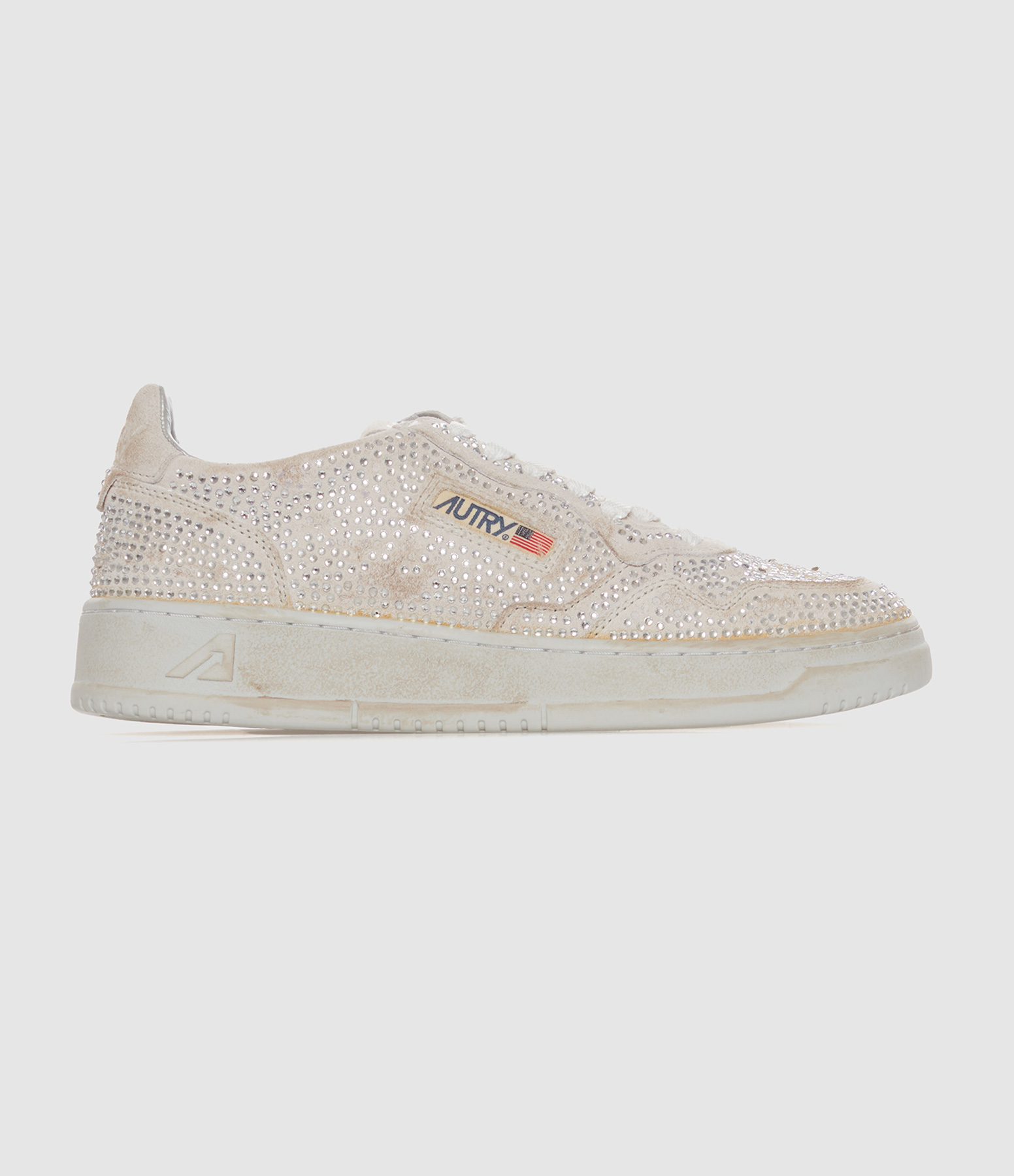 Women’s Medalist Low Trainers in Sue Strass White, Capsule Flash