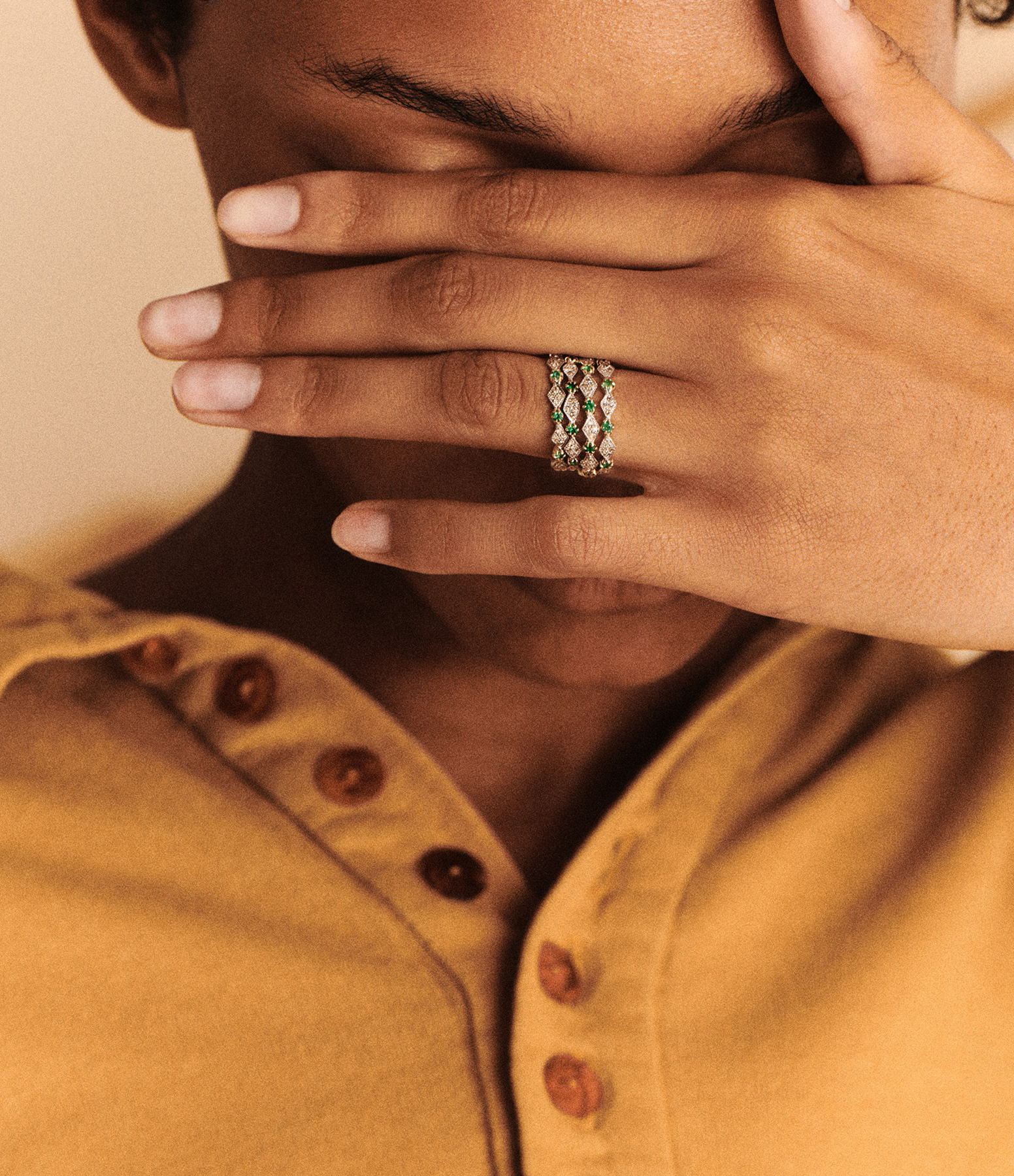 Ava Ring No. 1 Emerald