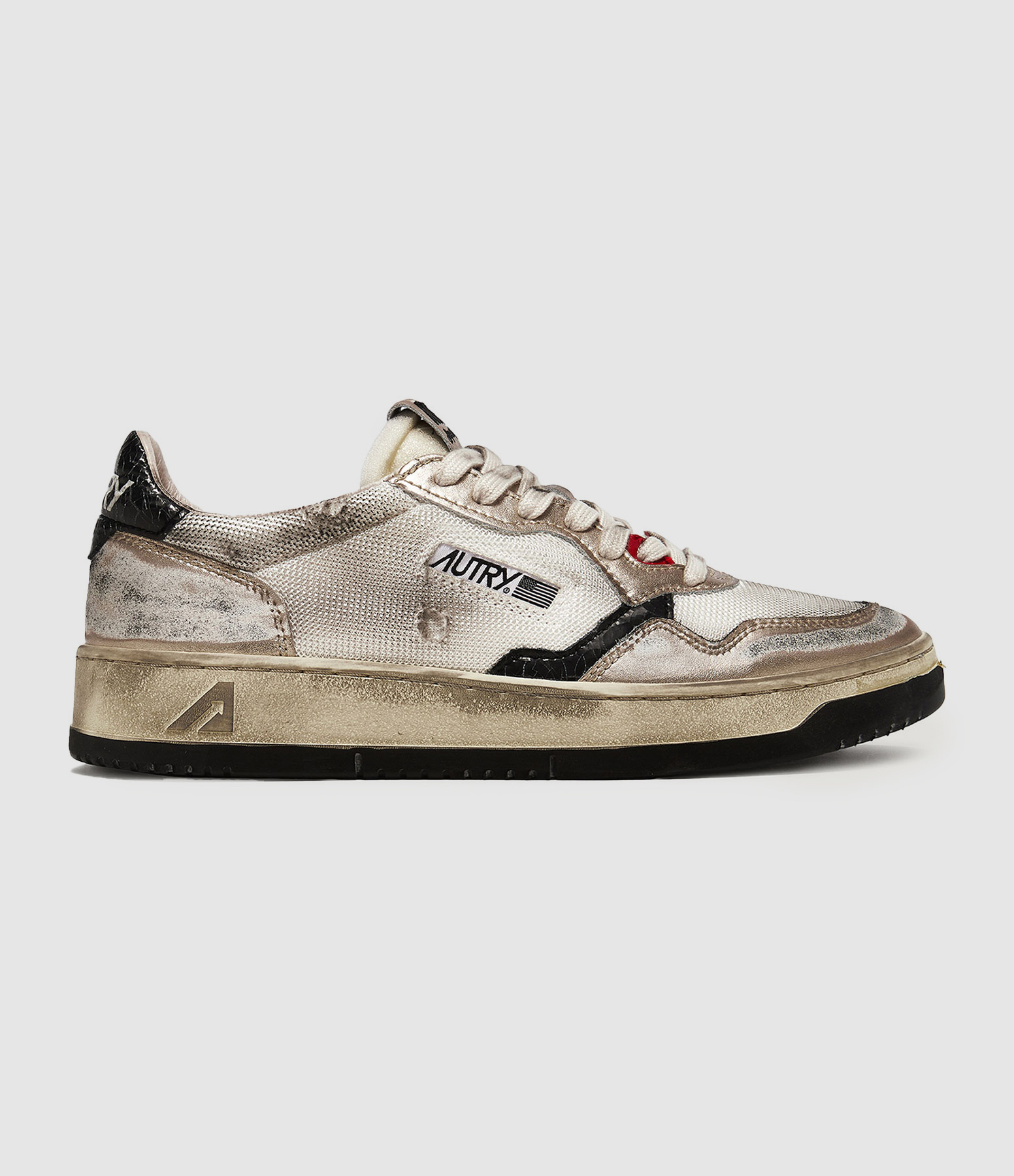 Medalist Mesh trainers in white and gold, Super Vintage Collection