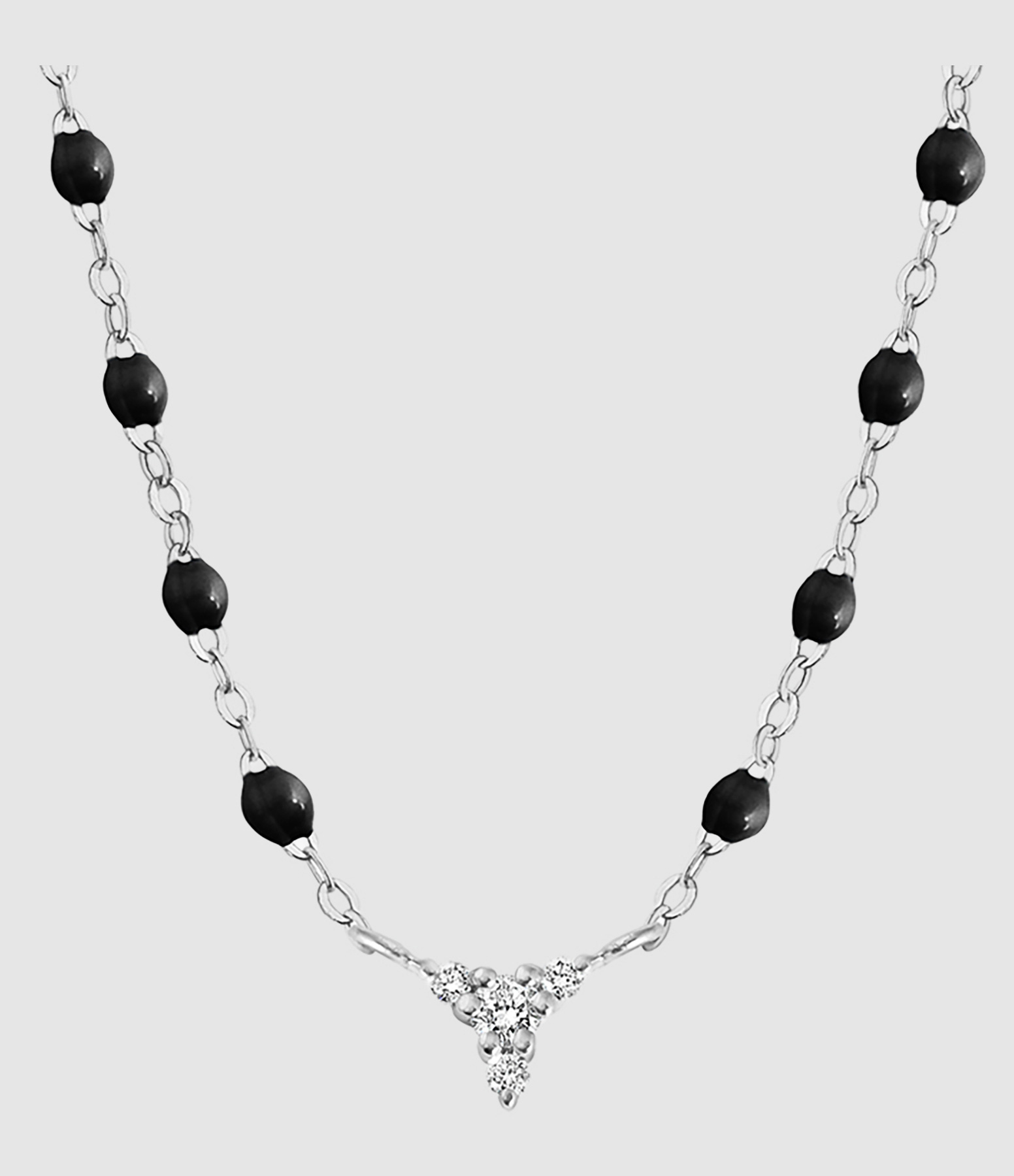 Kosmos Diamond Necklace in White Gold