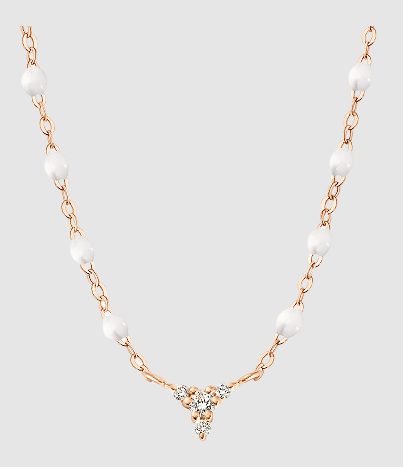 Kosmos Diamond Necklace in Rose Gold