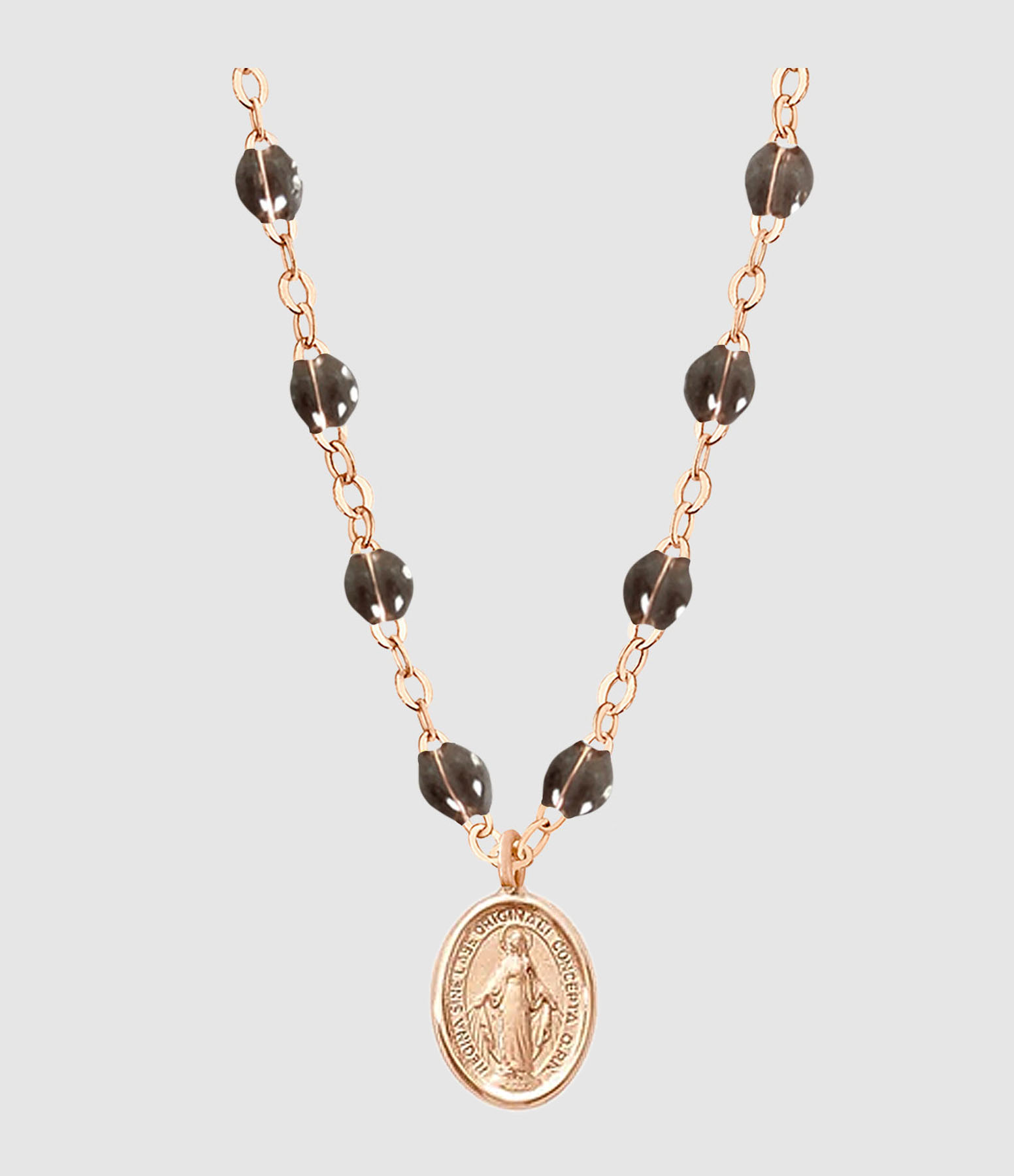 Madone Gold Resin Necklace
