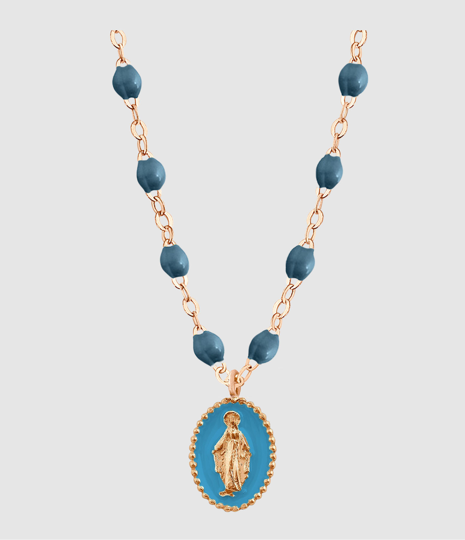 Madone Resin Necklace – Gold Resin