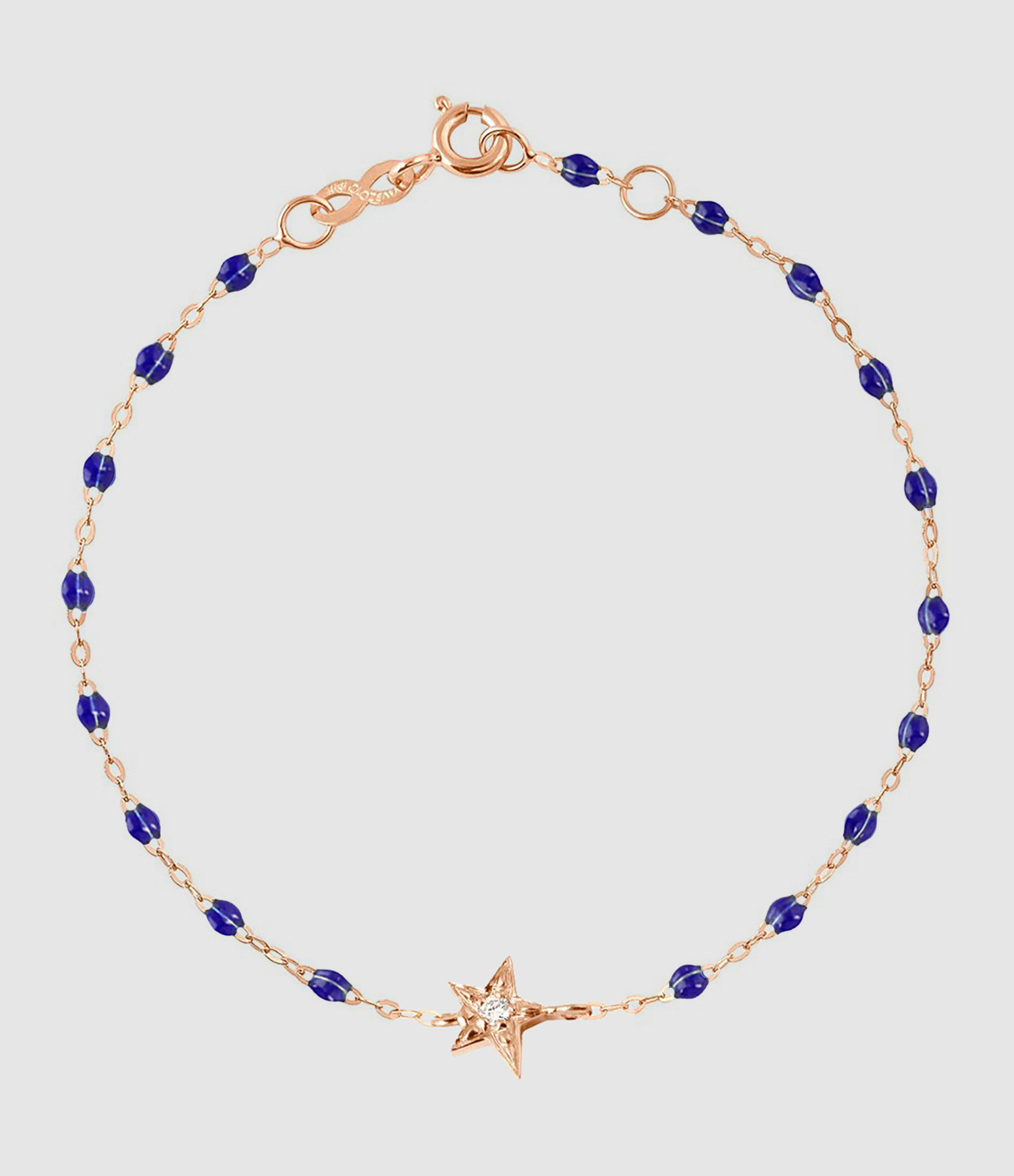 Gold Resin Diamond Star Bracelet