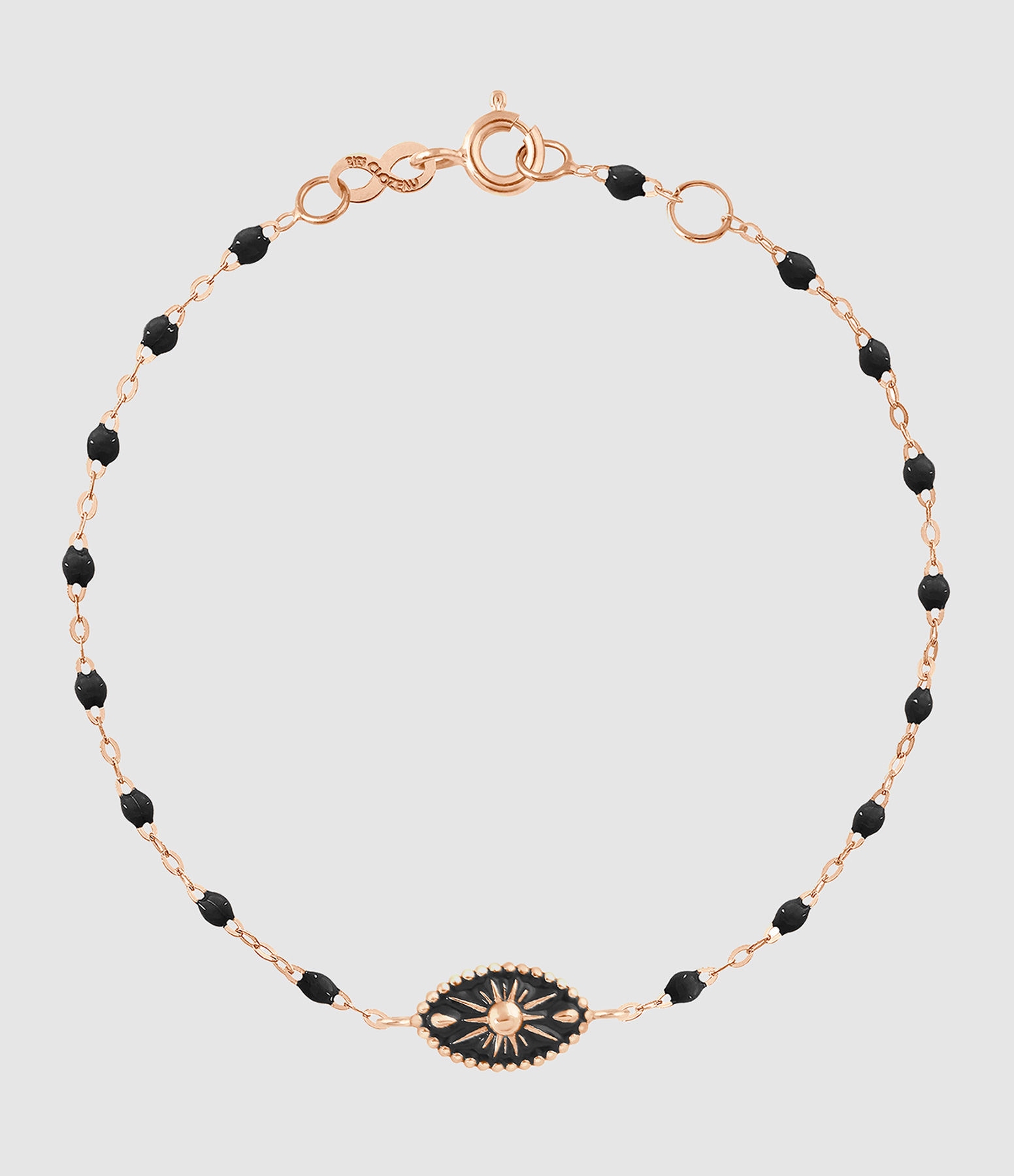 Rose Gold Resin Karma Bracelet
