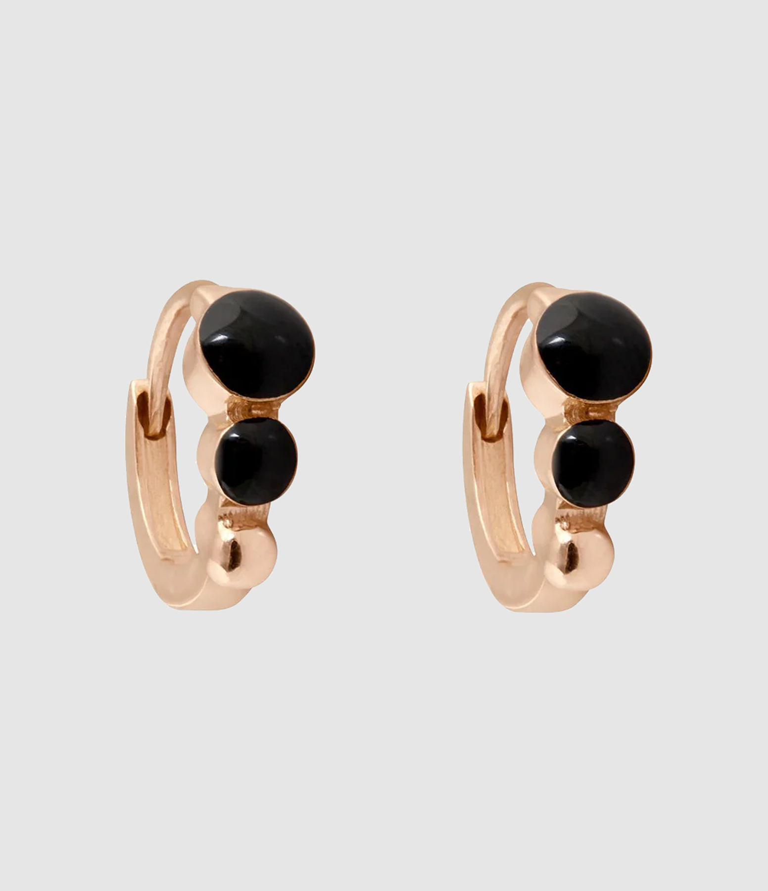 Classic Mini Hoop Earrings in Resin