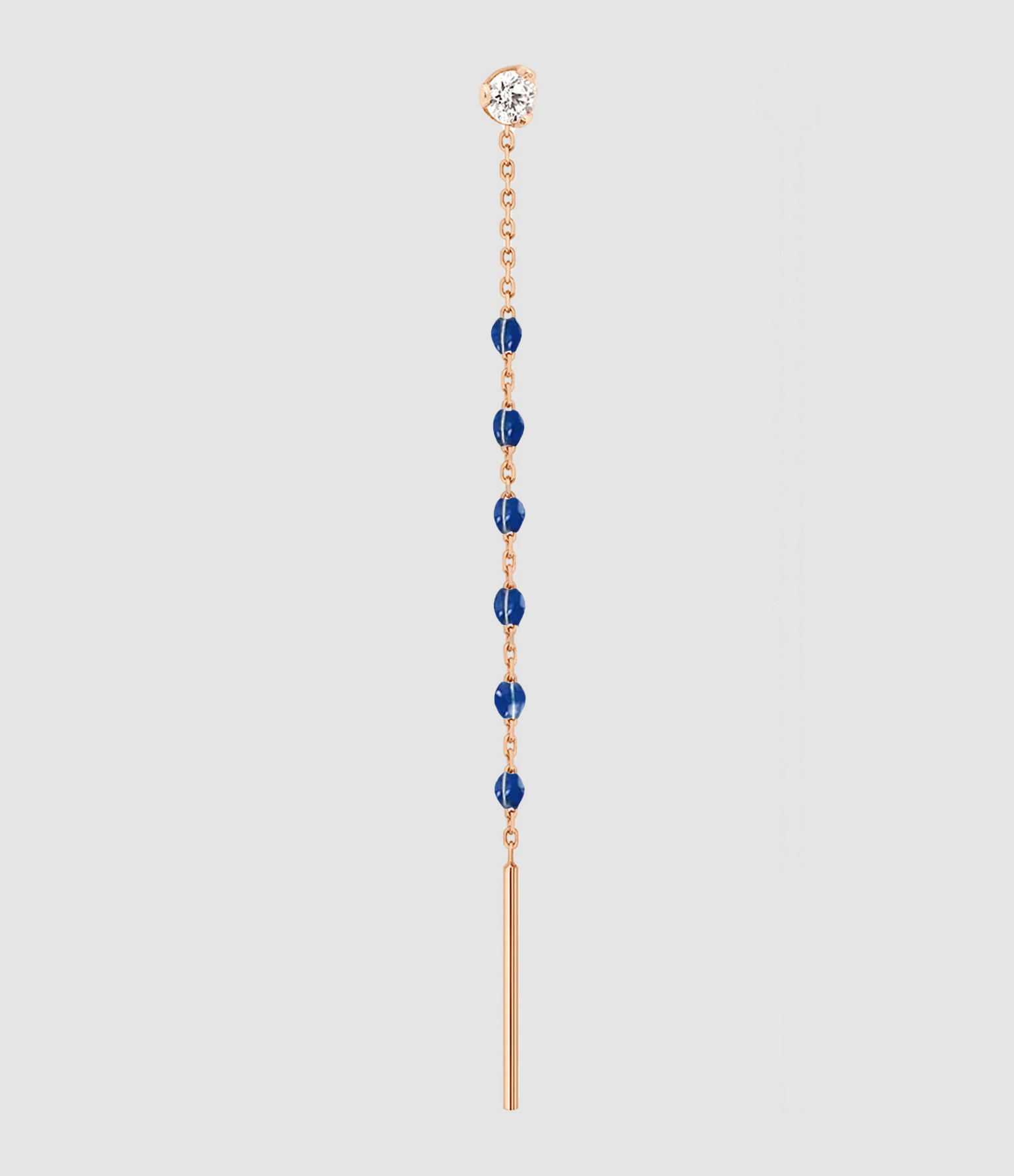 0.4 Mini Diamond Back Earring in Gold Resin (sold individually)