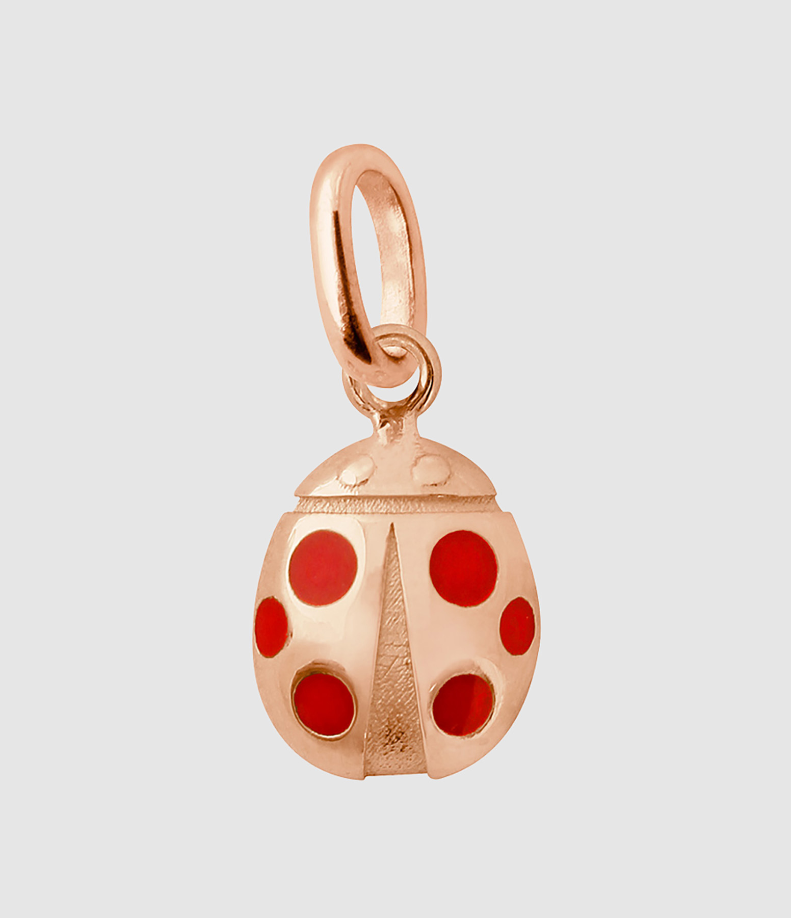 Rose Gold Ladybug Pendant