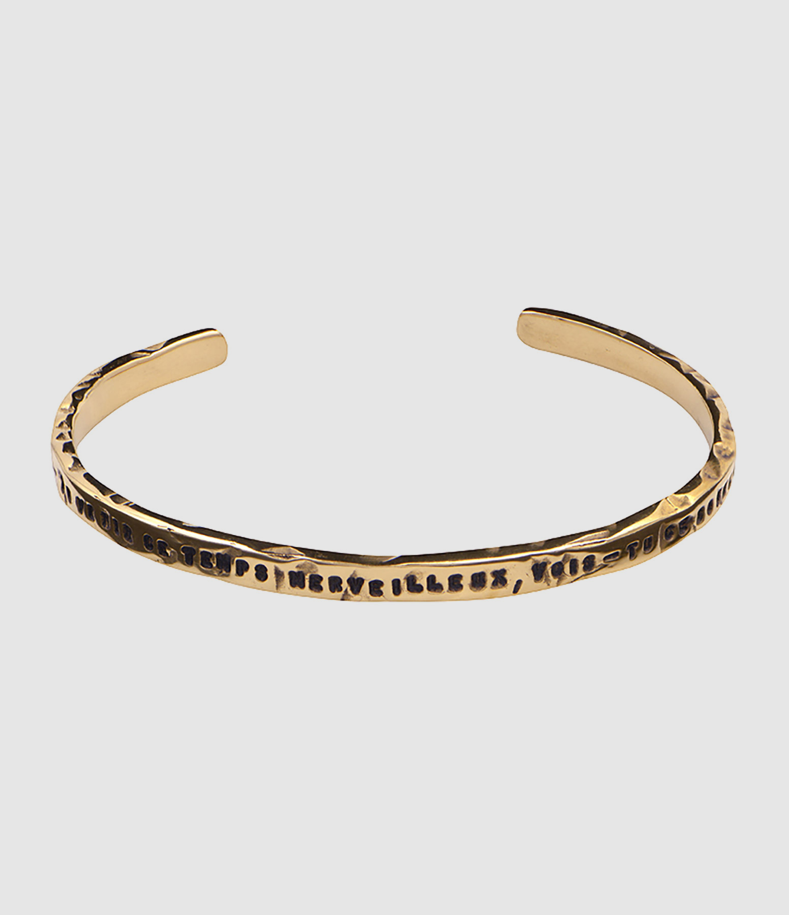 Vermeil 'Jonc Bonheur' Bracelet
