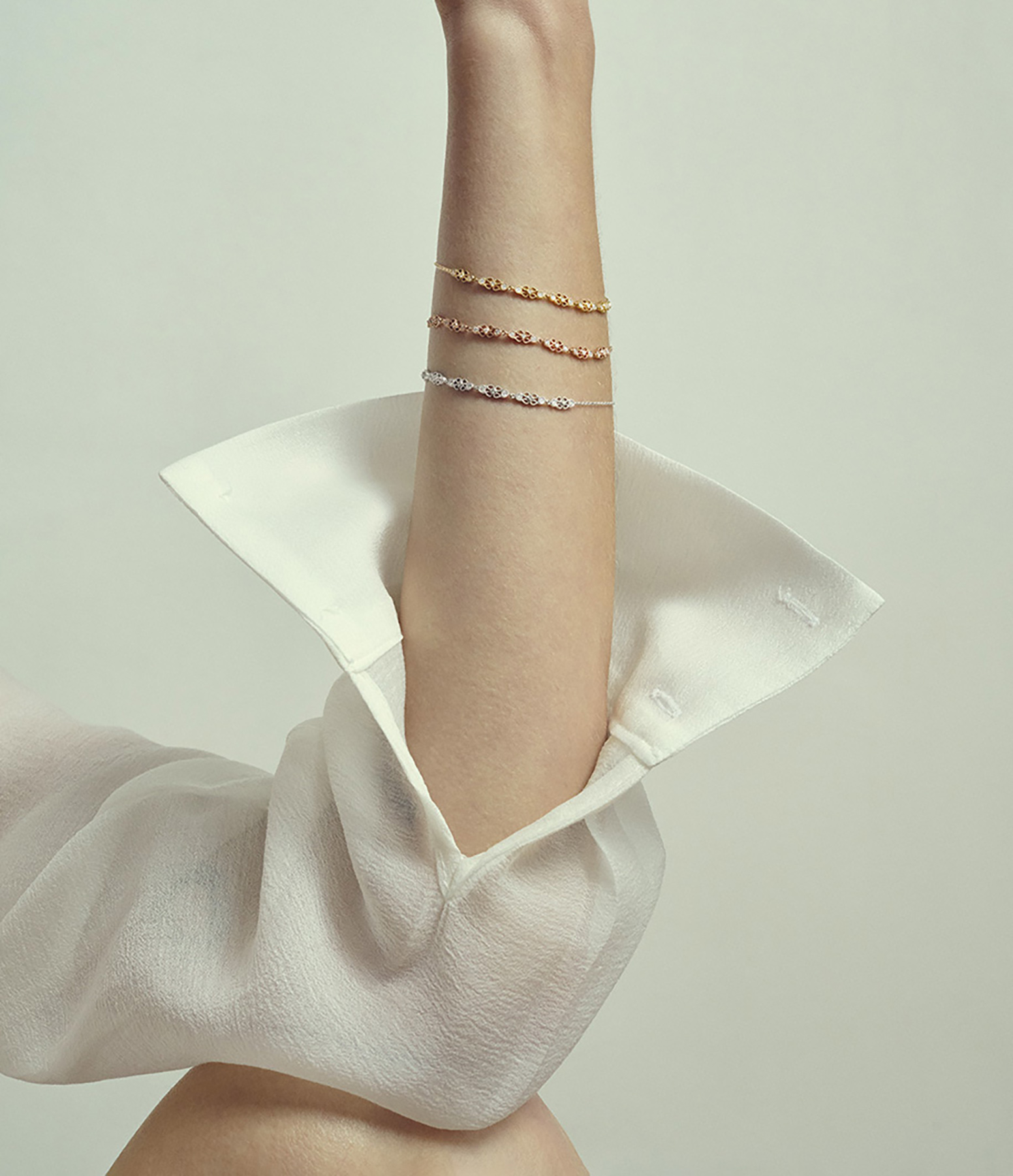 Babylone Rose Gold and Diamond Bracelet