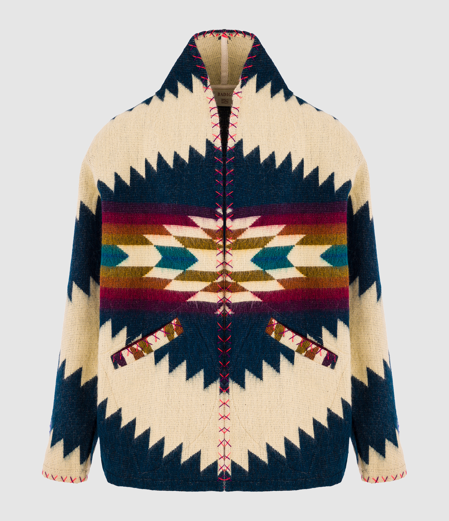 Multicoloured Ojos Perlas Jacket