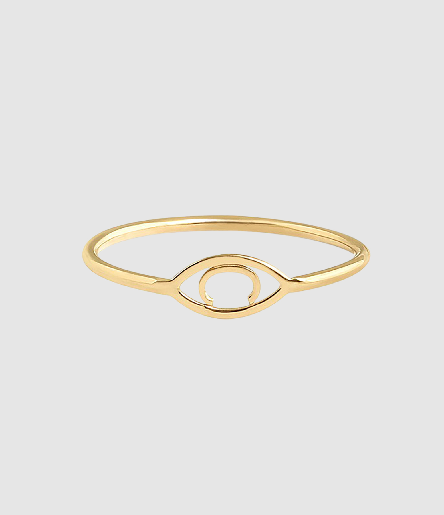 Iris Signature Yellow Gold Ring