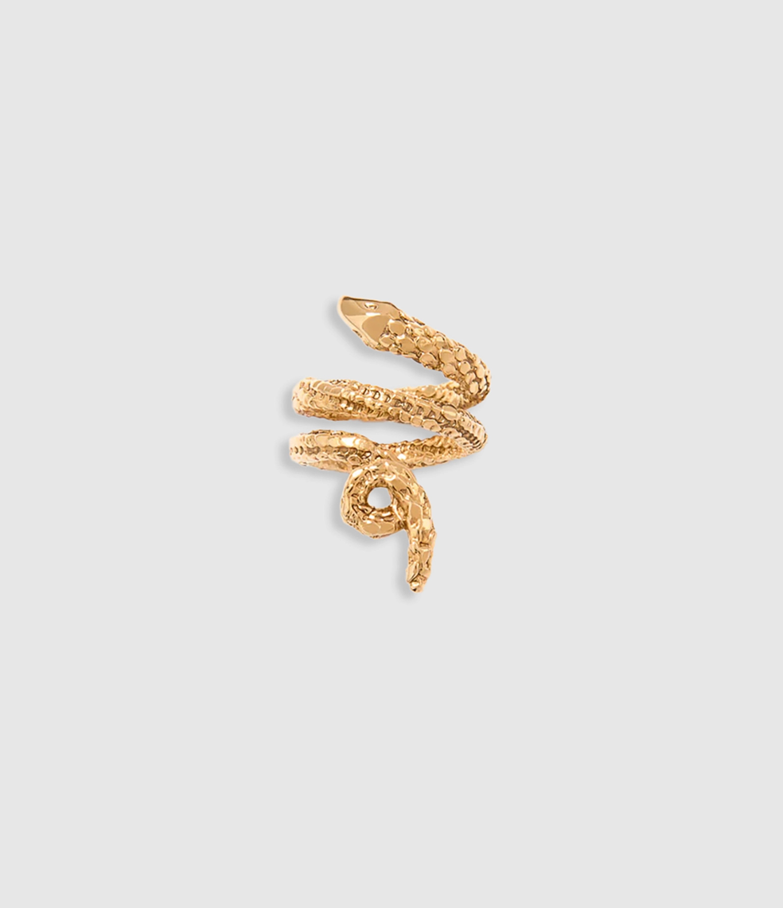 Asclepios Tao Gold Ring
