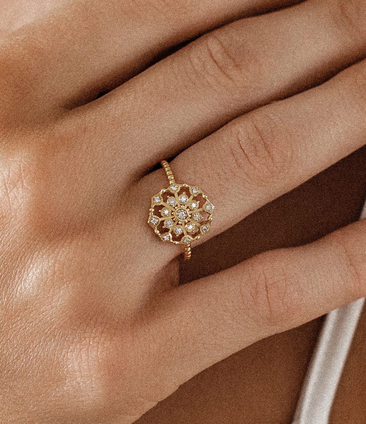 Muredda Pearl-Set Ring, 18K Rose Gold DB