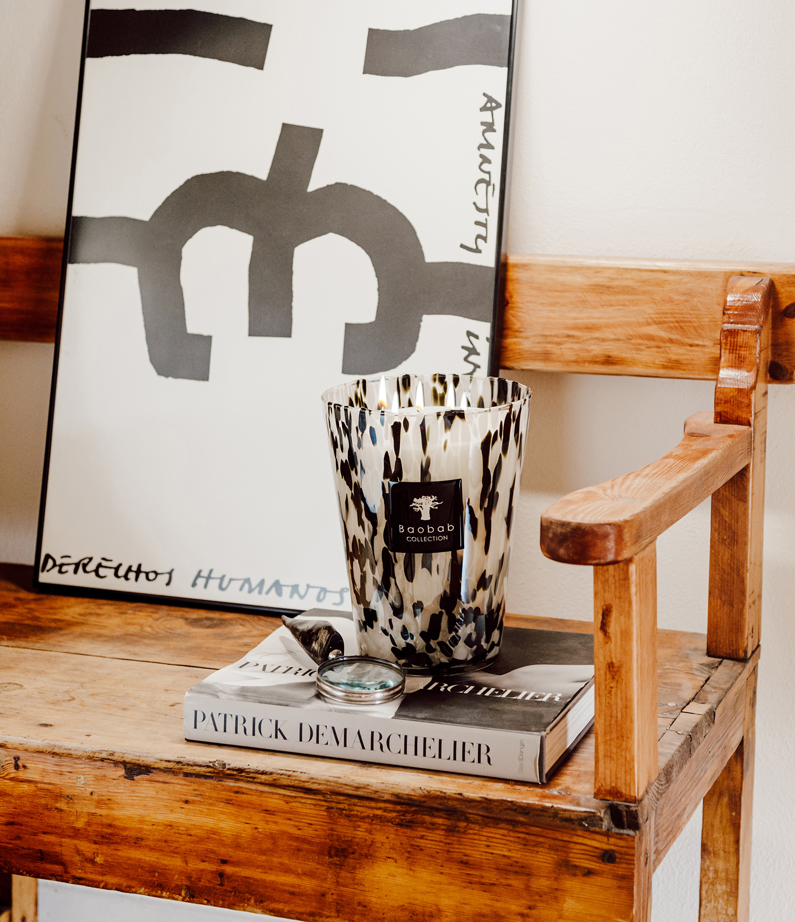 Max 24 Black Pearls Candle