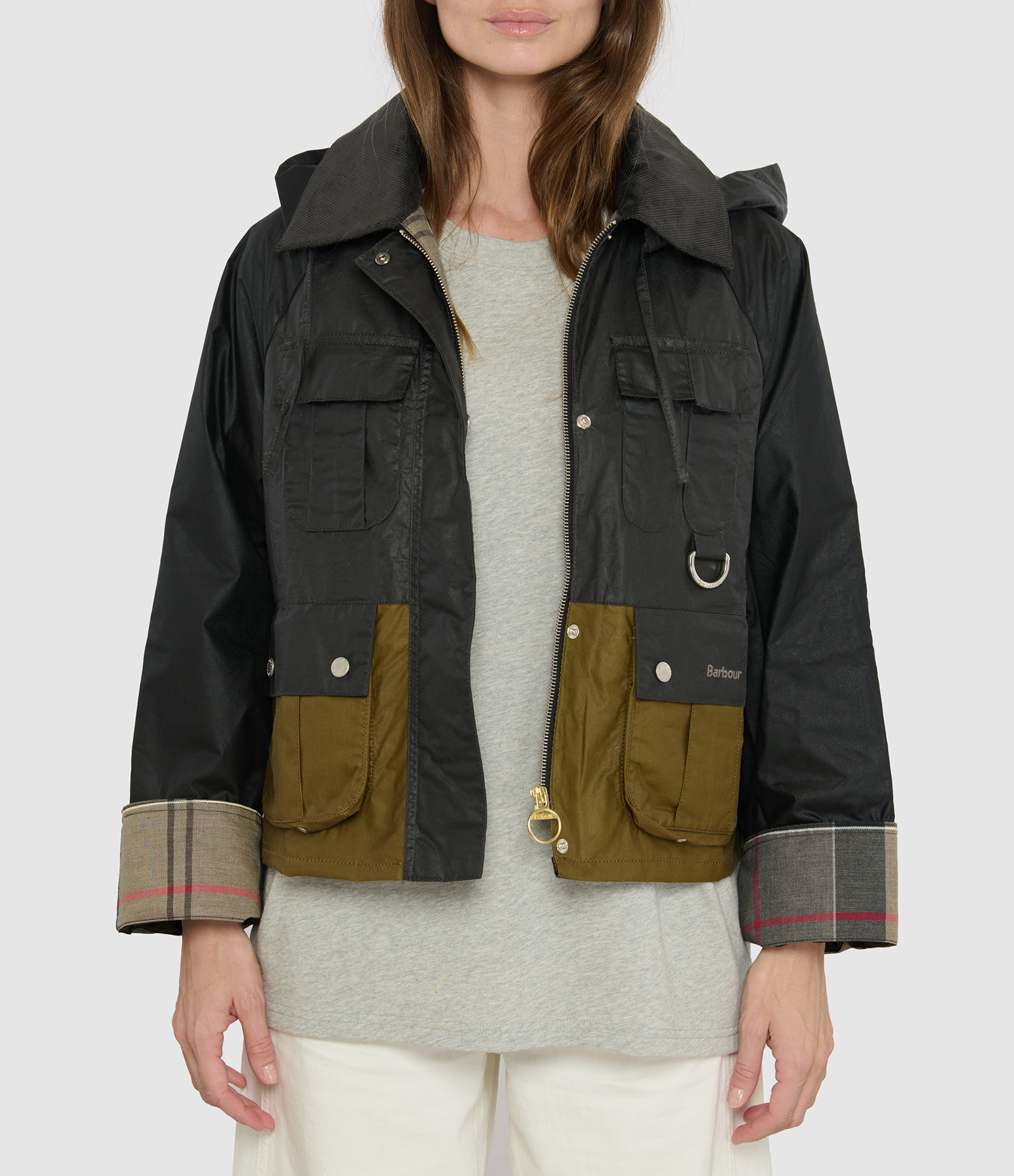 Liza Wax Jacket – Black, Grey, Sand
