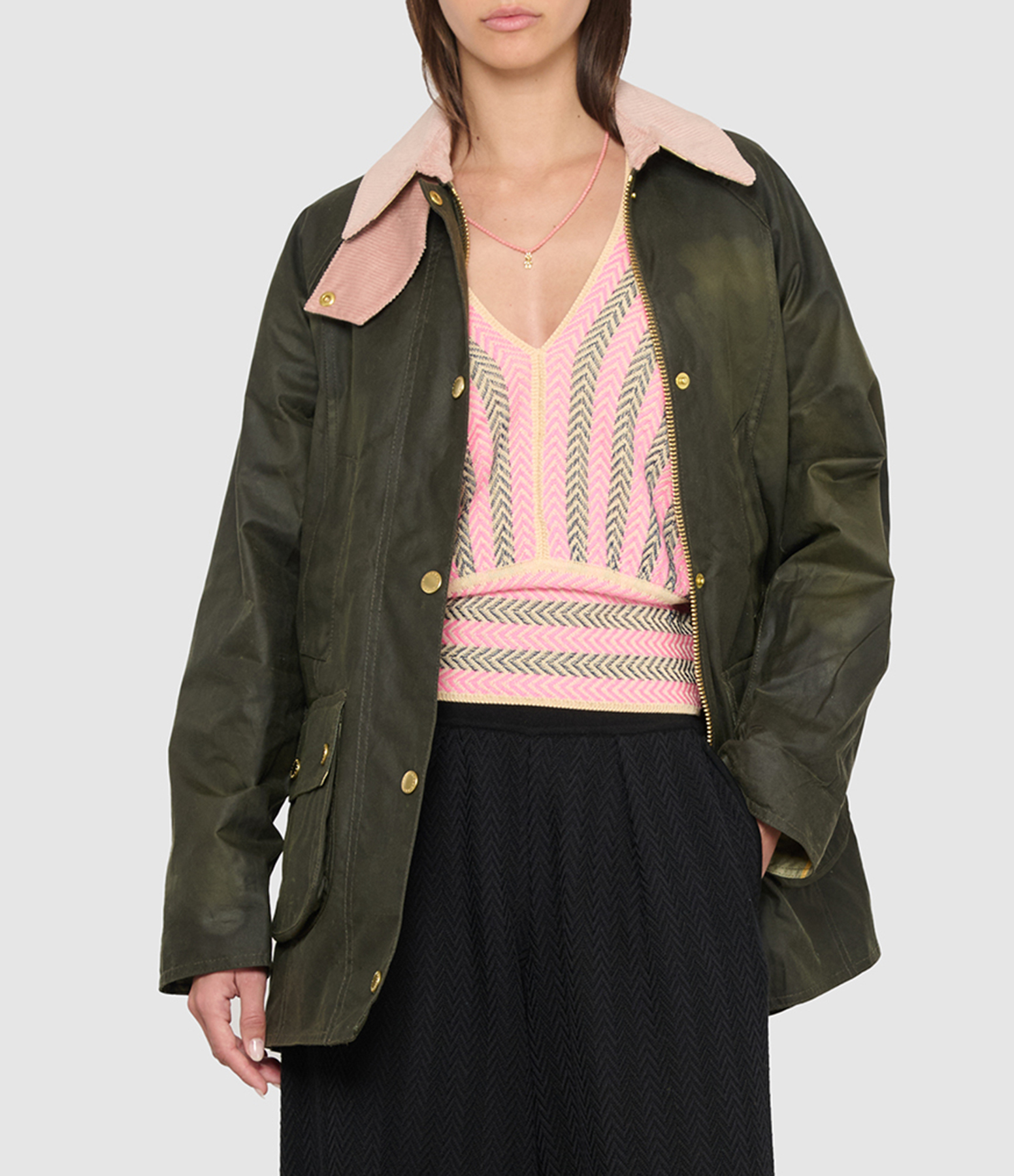 Modern Beadnell Wax Archive Olive Ancient Gar Jacket
