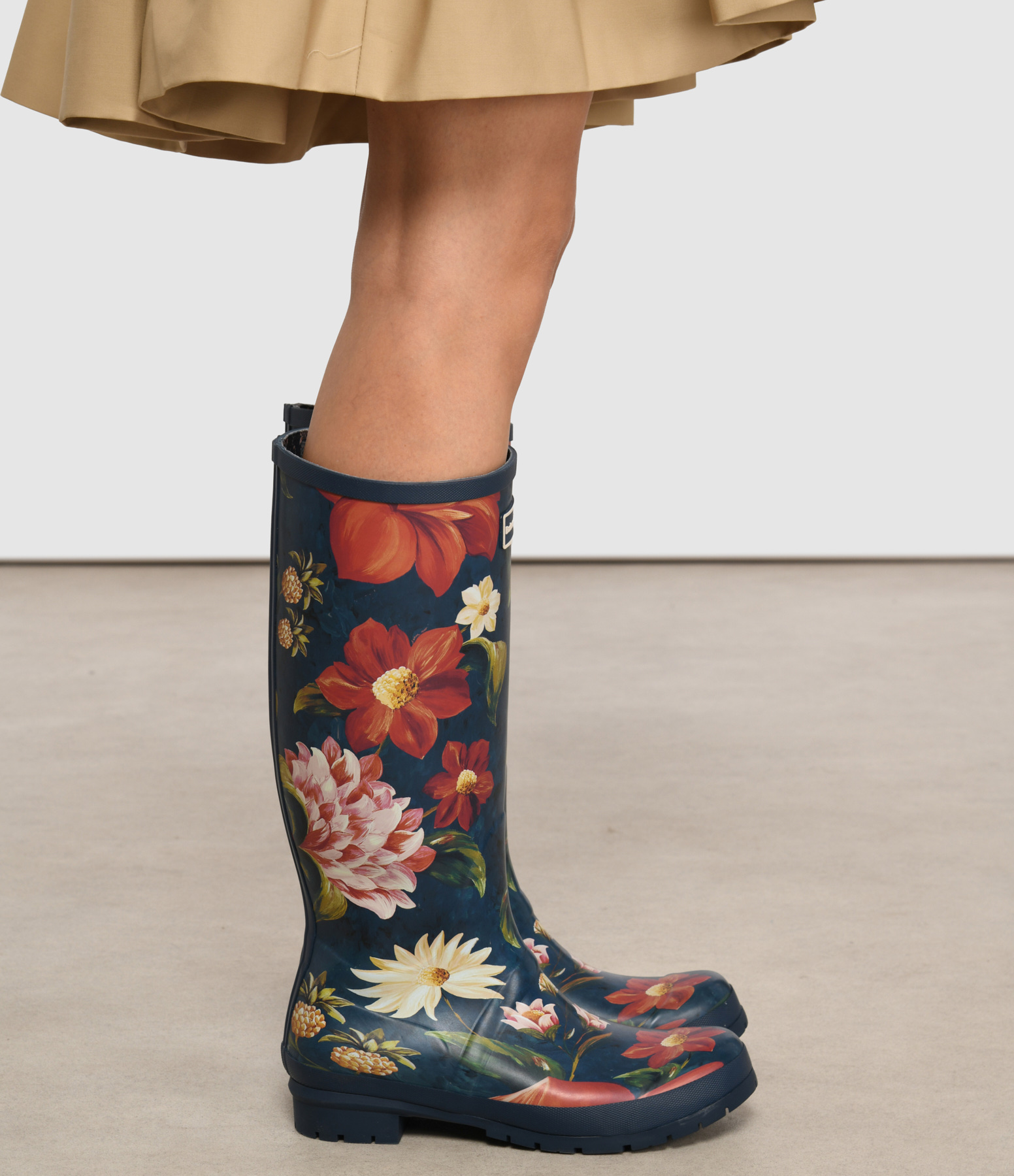 Wild Flower Welly Navy Wildflower Boots, Barbour x Farm Rio Collaboration