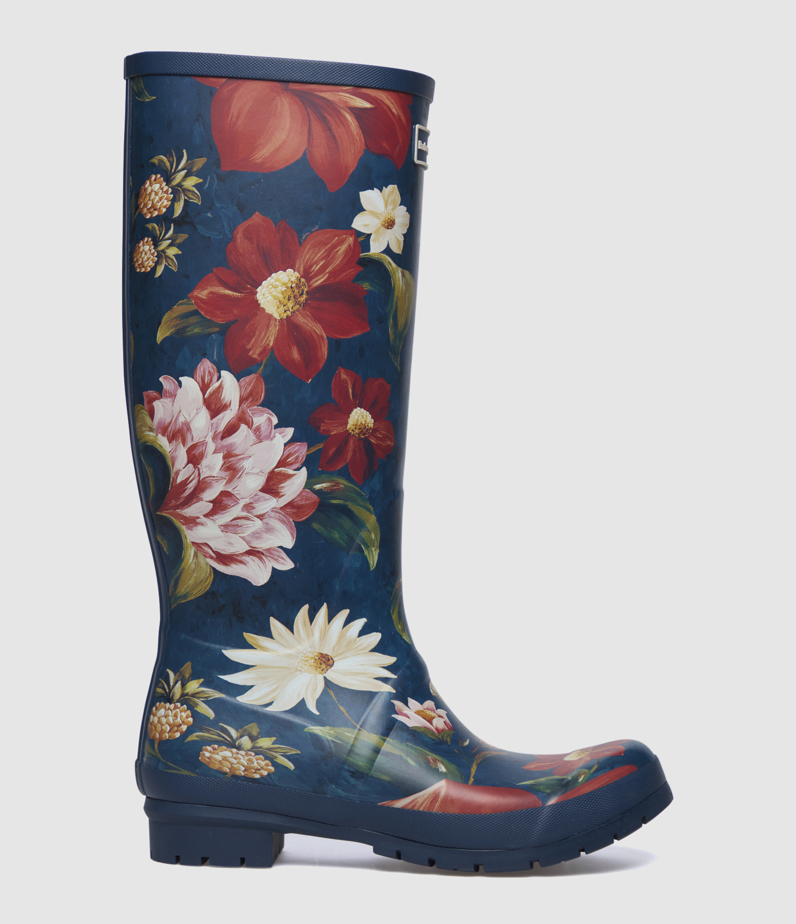 Wild Flower Welly Navy Wildflower Boots, Barbour x Farm Rio Collaboration