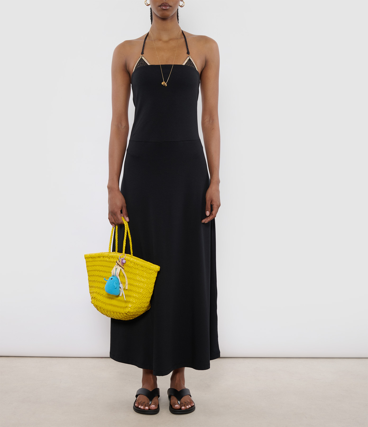 Swann Black Dress