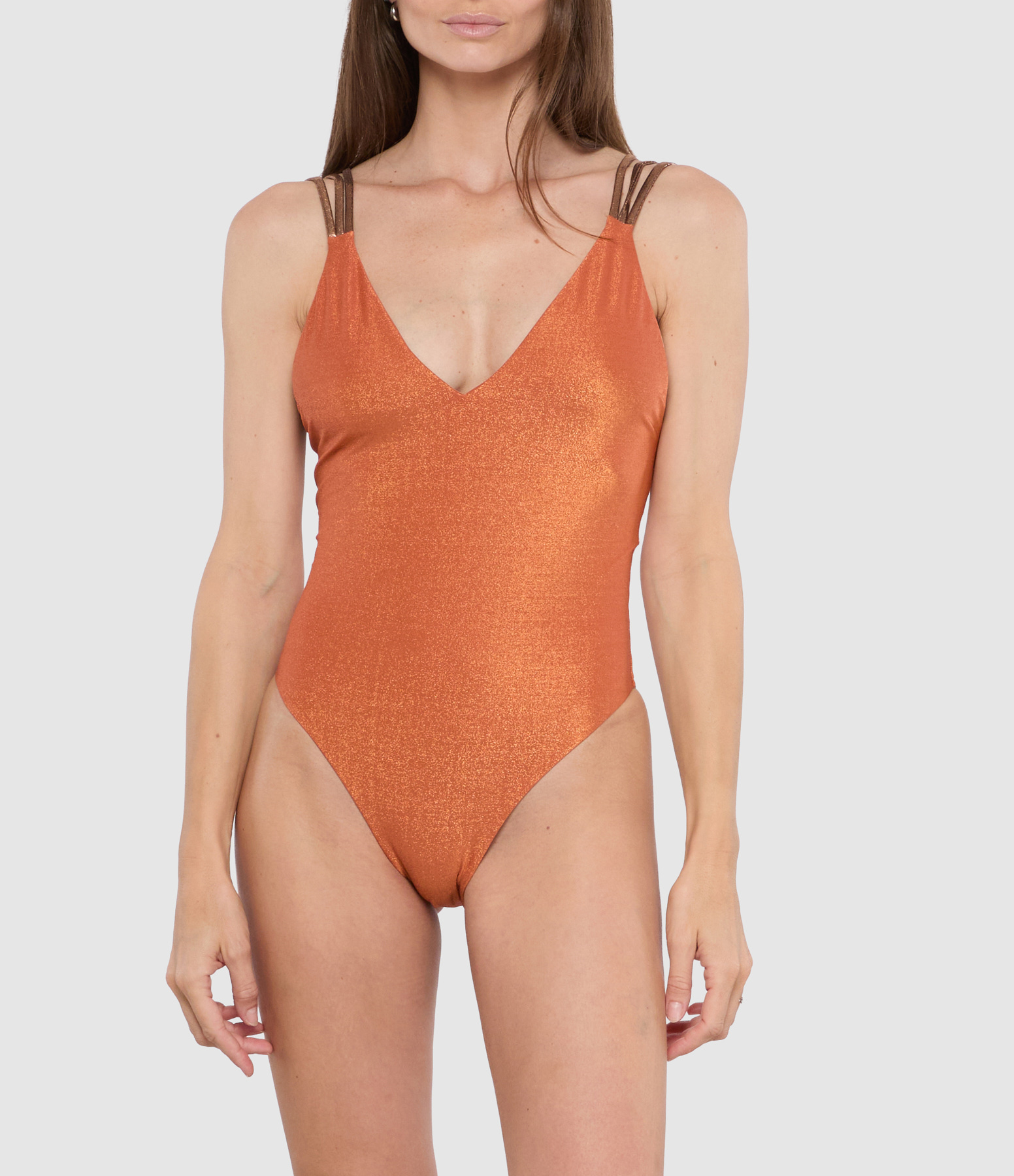 Gaia Lurex Coper Swimsuit