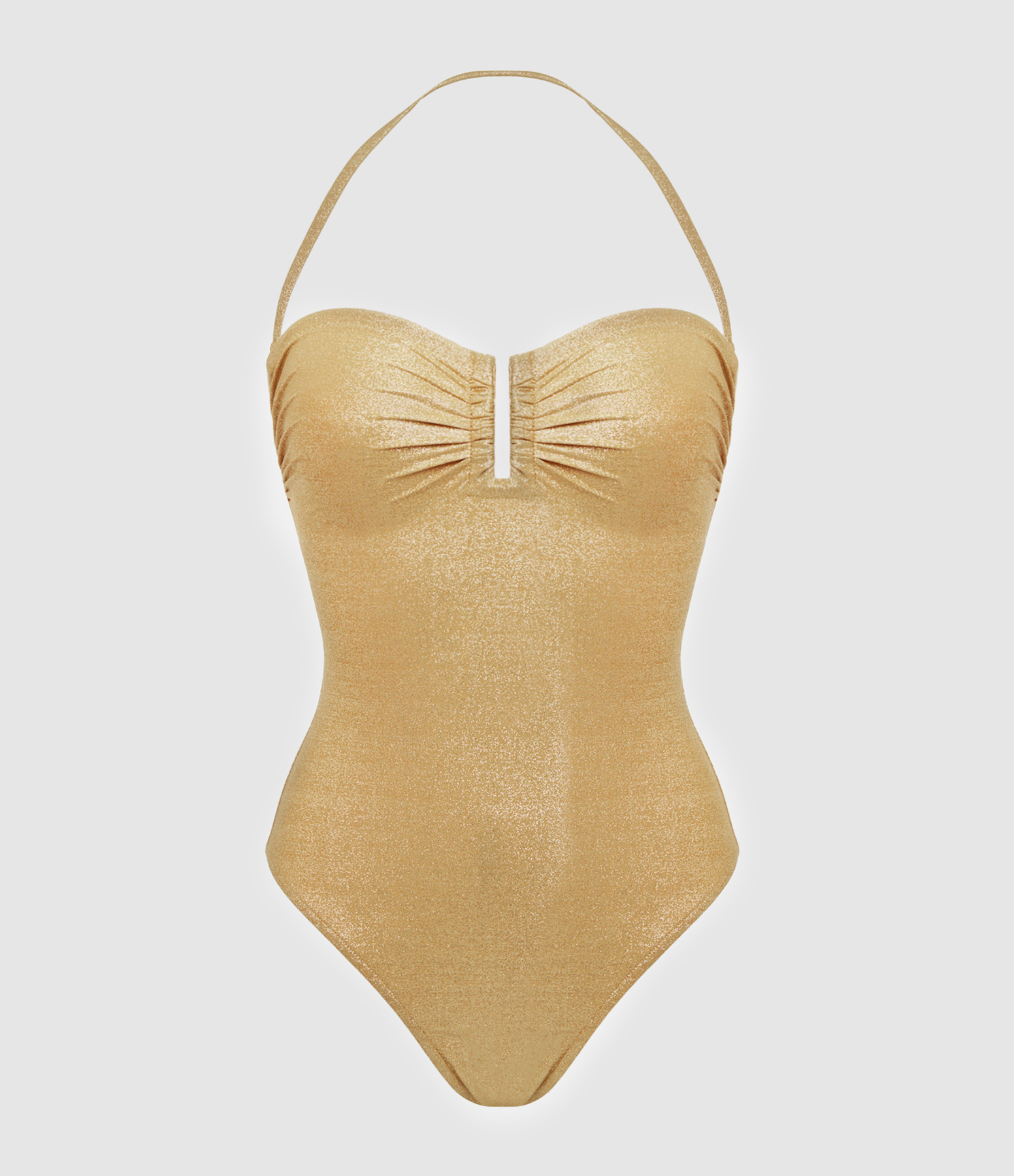 Shana Gold One-Piece Swimsuit