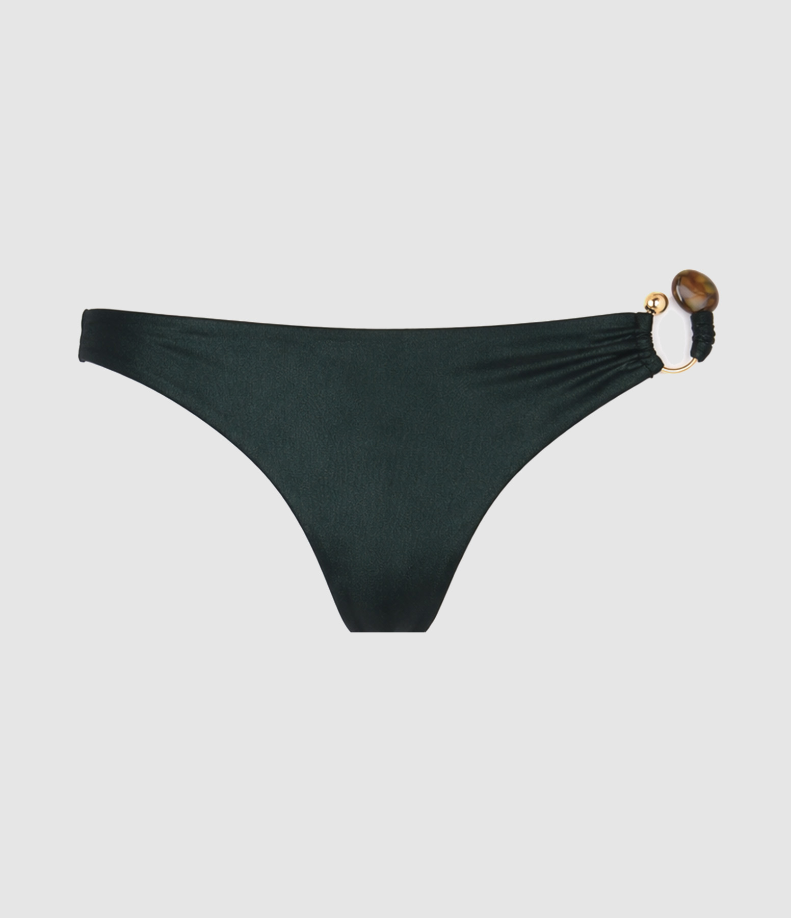 Emy Shiny Emerald Bikini Bottoms