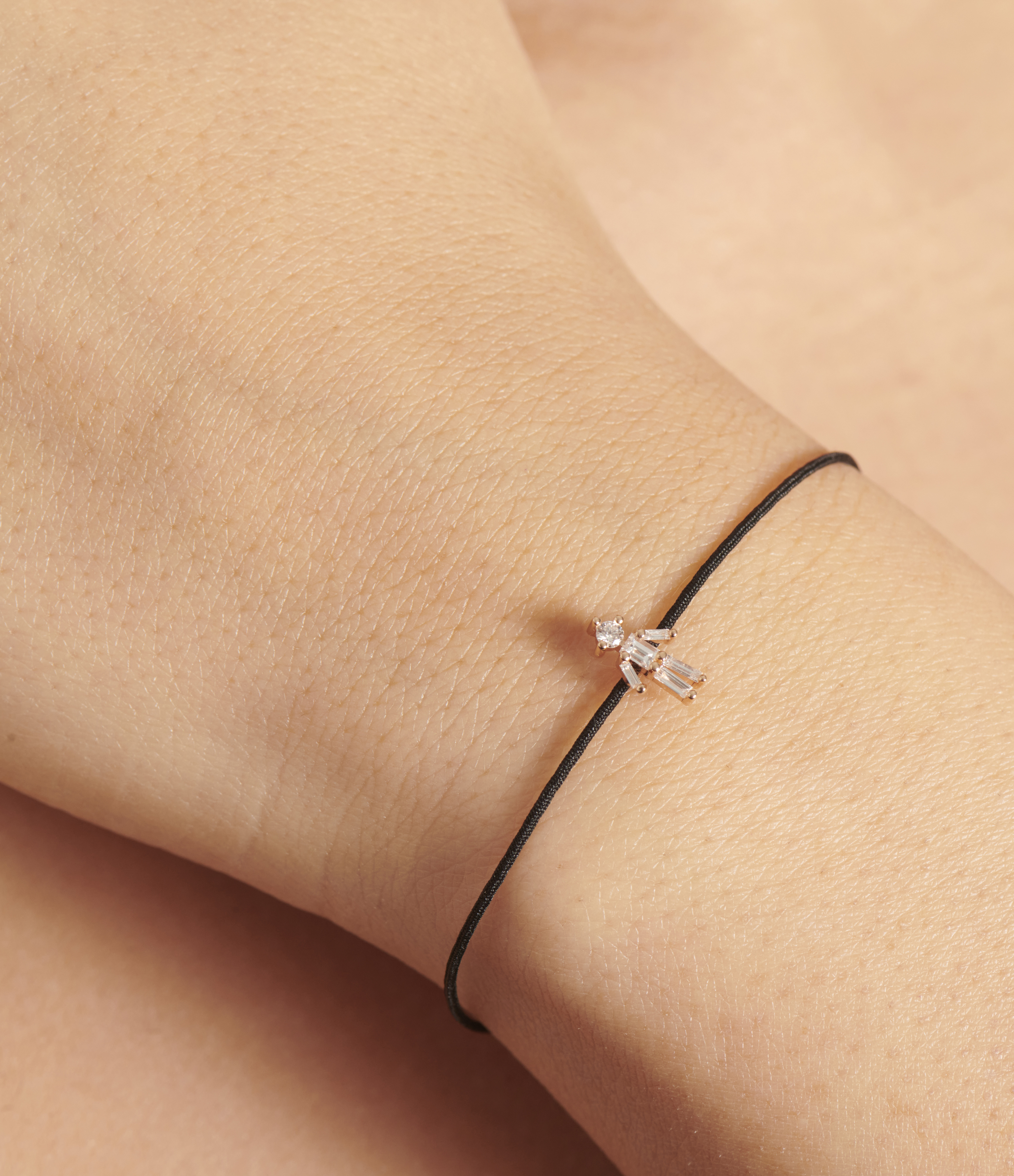 Fil Garçon White Gold Diamond Bracelet