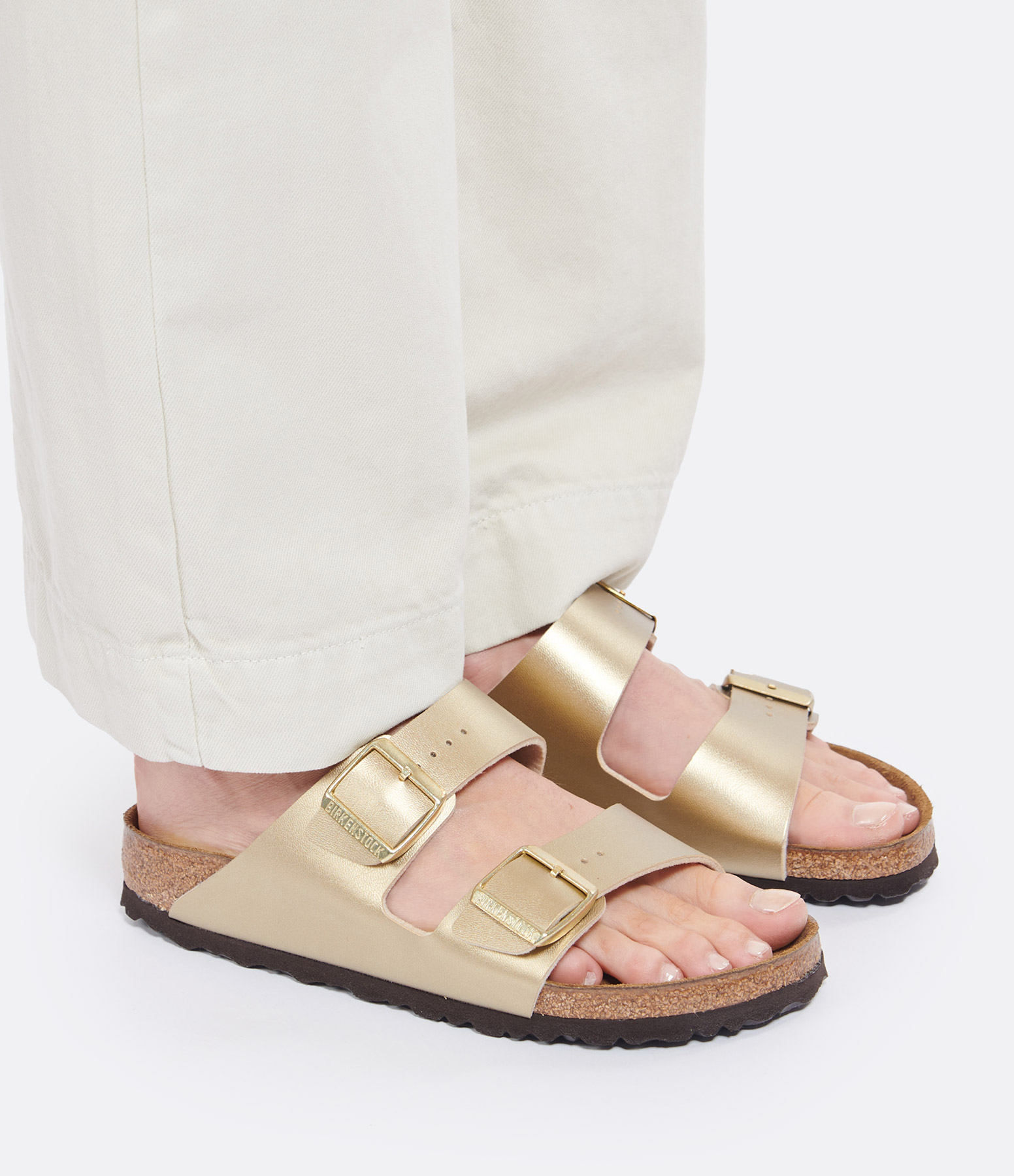 Arizona Mules in Gold Leather