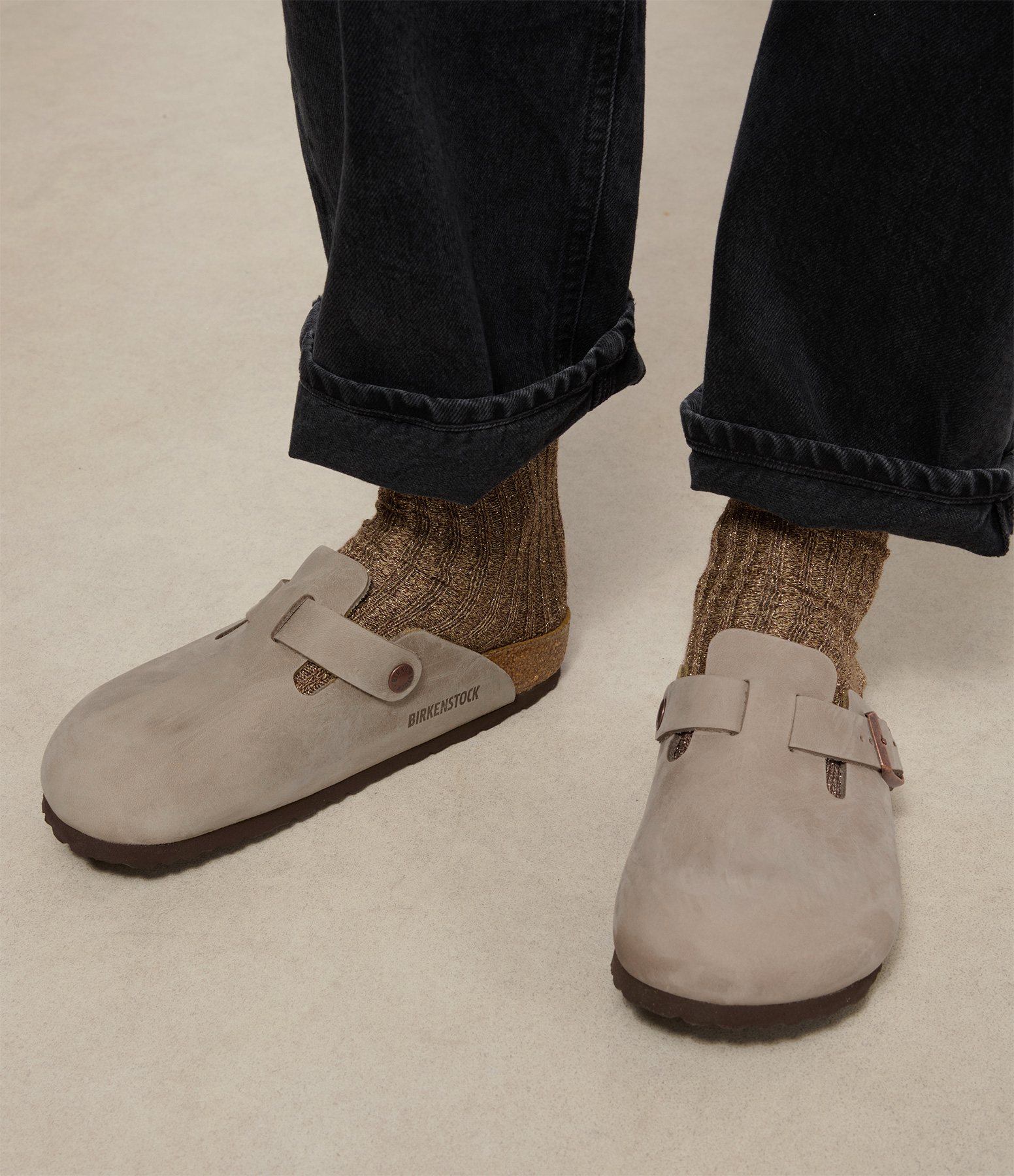 Boston Clogs  Tobacco Brown