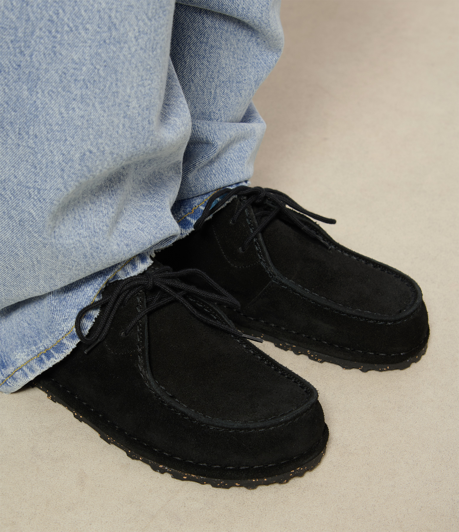 Utti Lace Leve Black Loafers