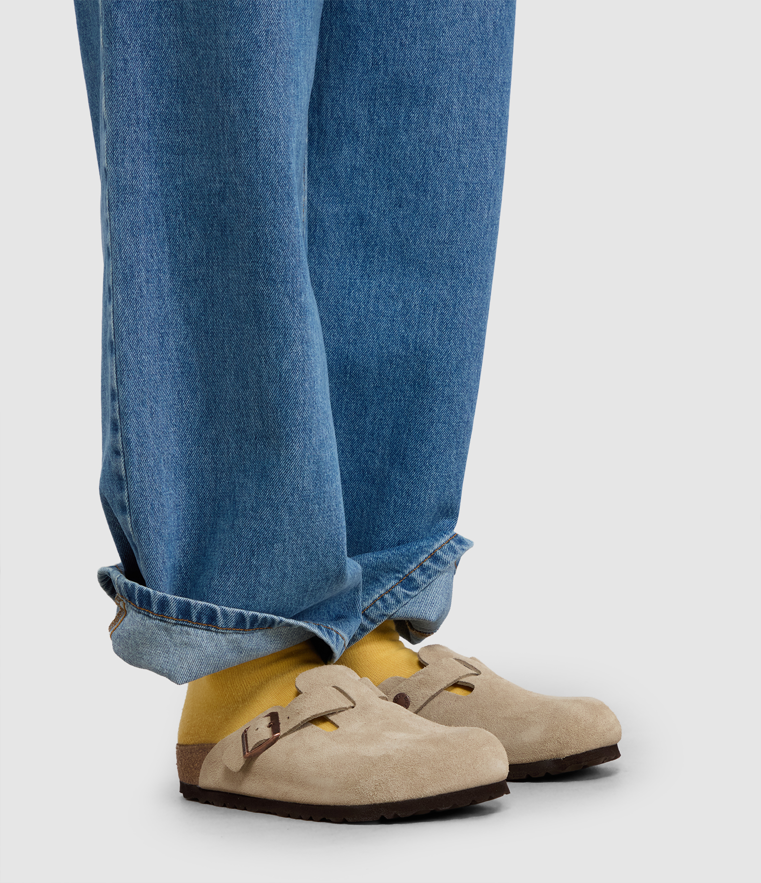 Boston Clogs with Softbed Soles in Taupe