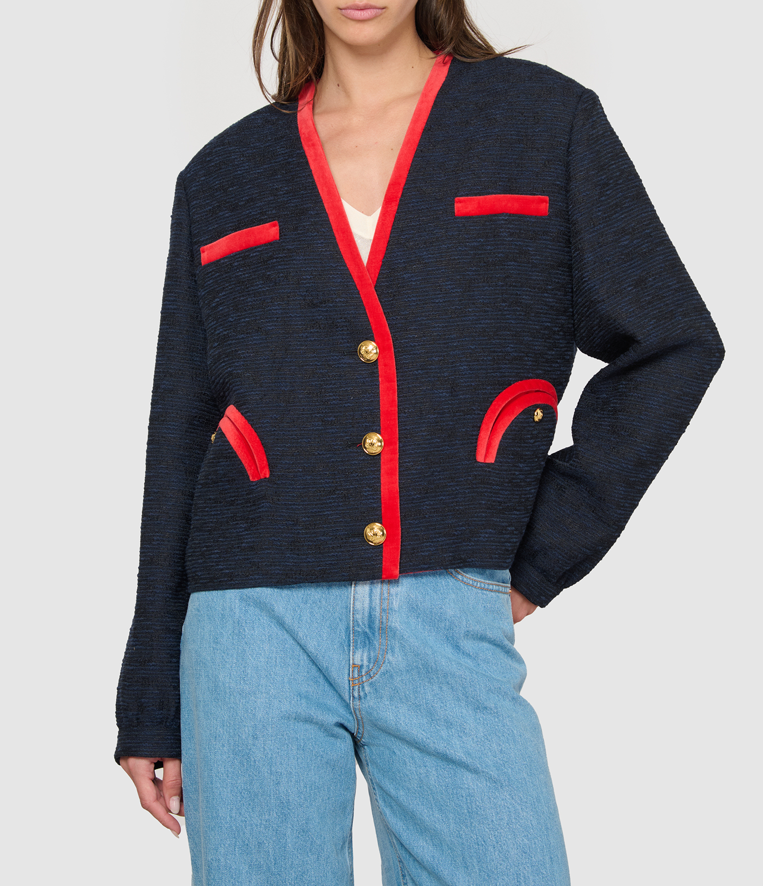 Riviera Esense Navy Bolero