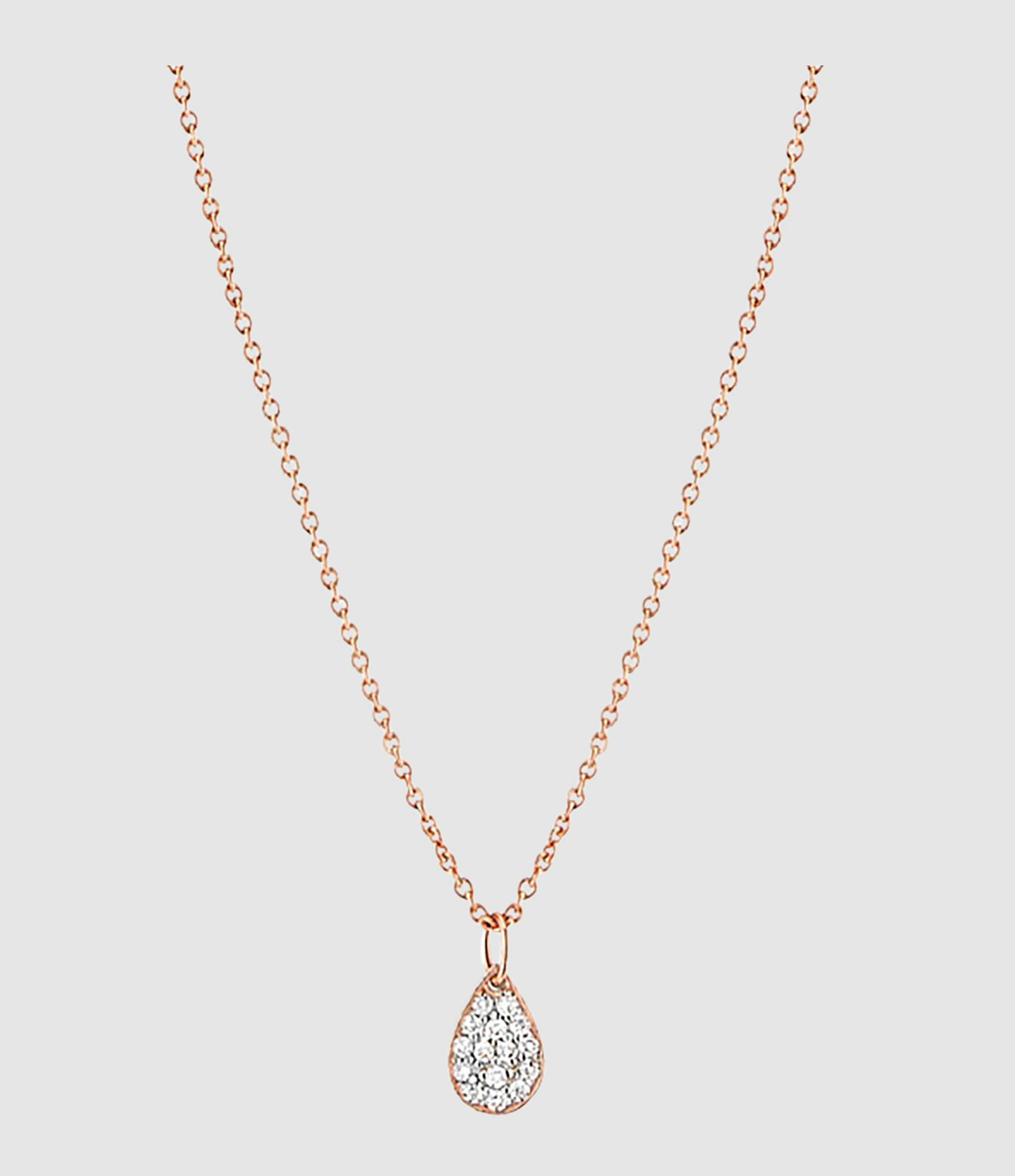 Mini Bliss Diamond Necklace in Rose Gold