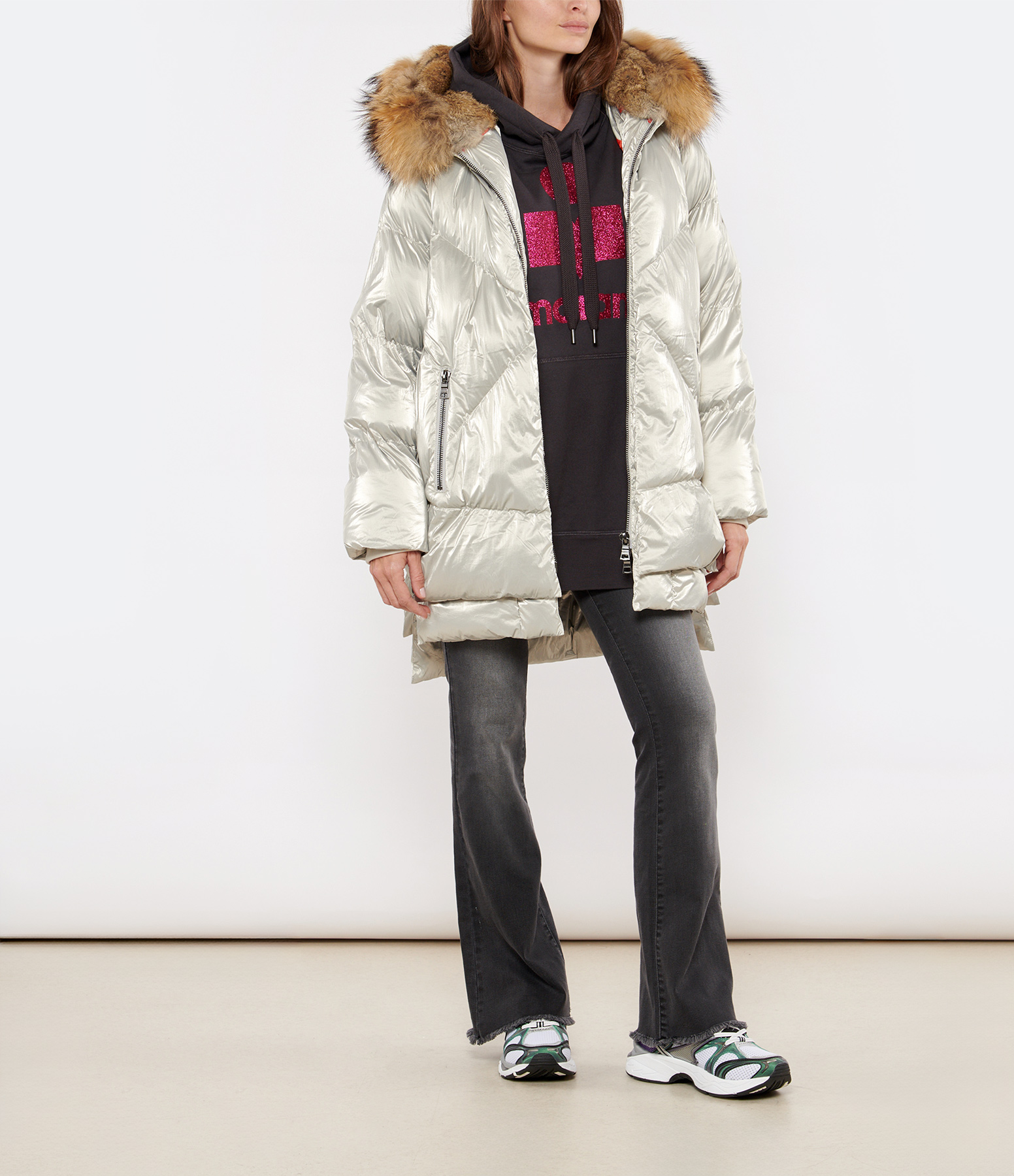 Frost M 515 Milk Metallic Down Jacket