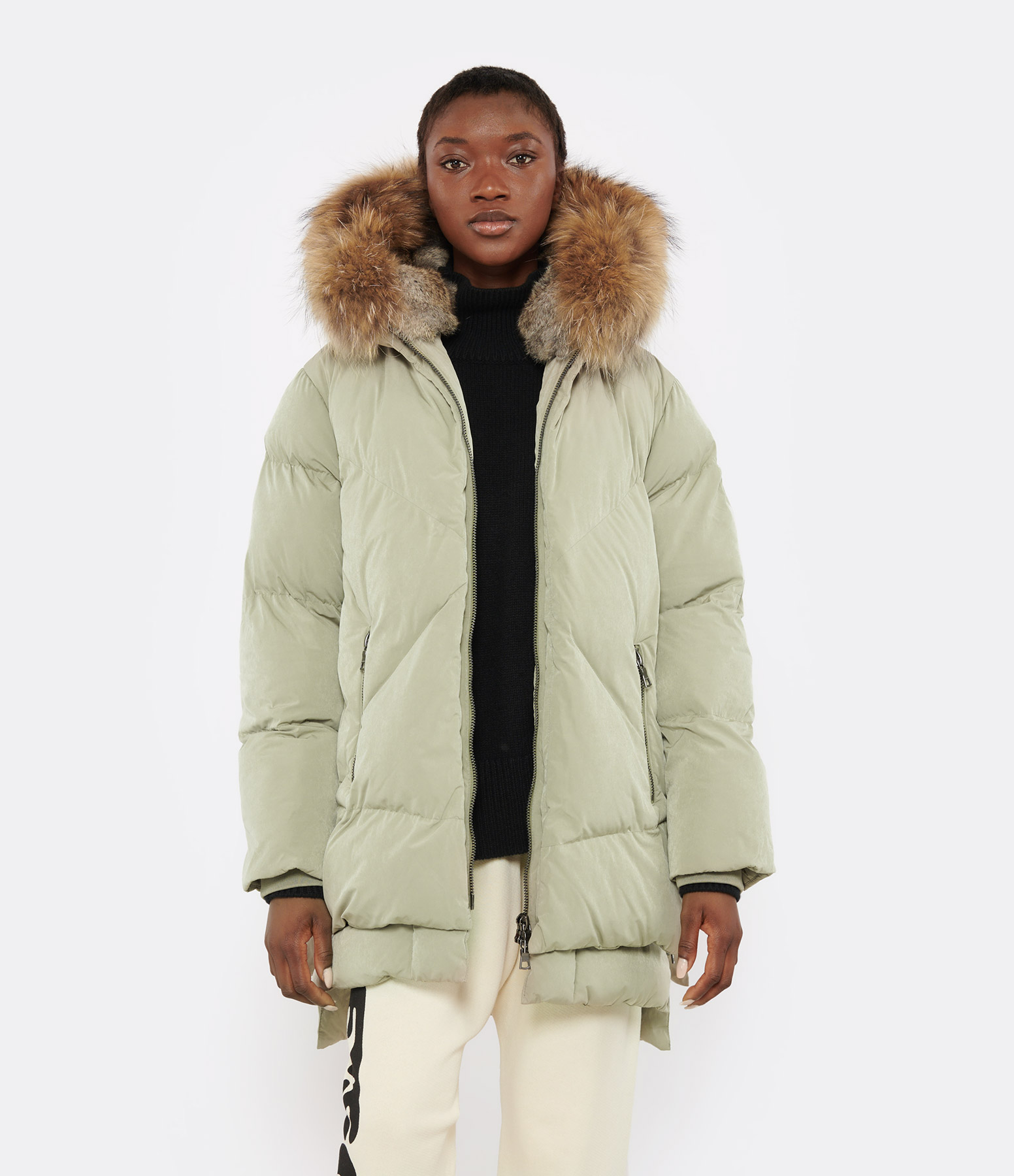 Frost 515 Blonde Khaki Down Jacket
