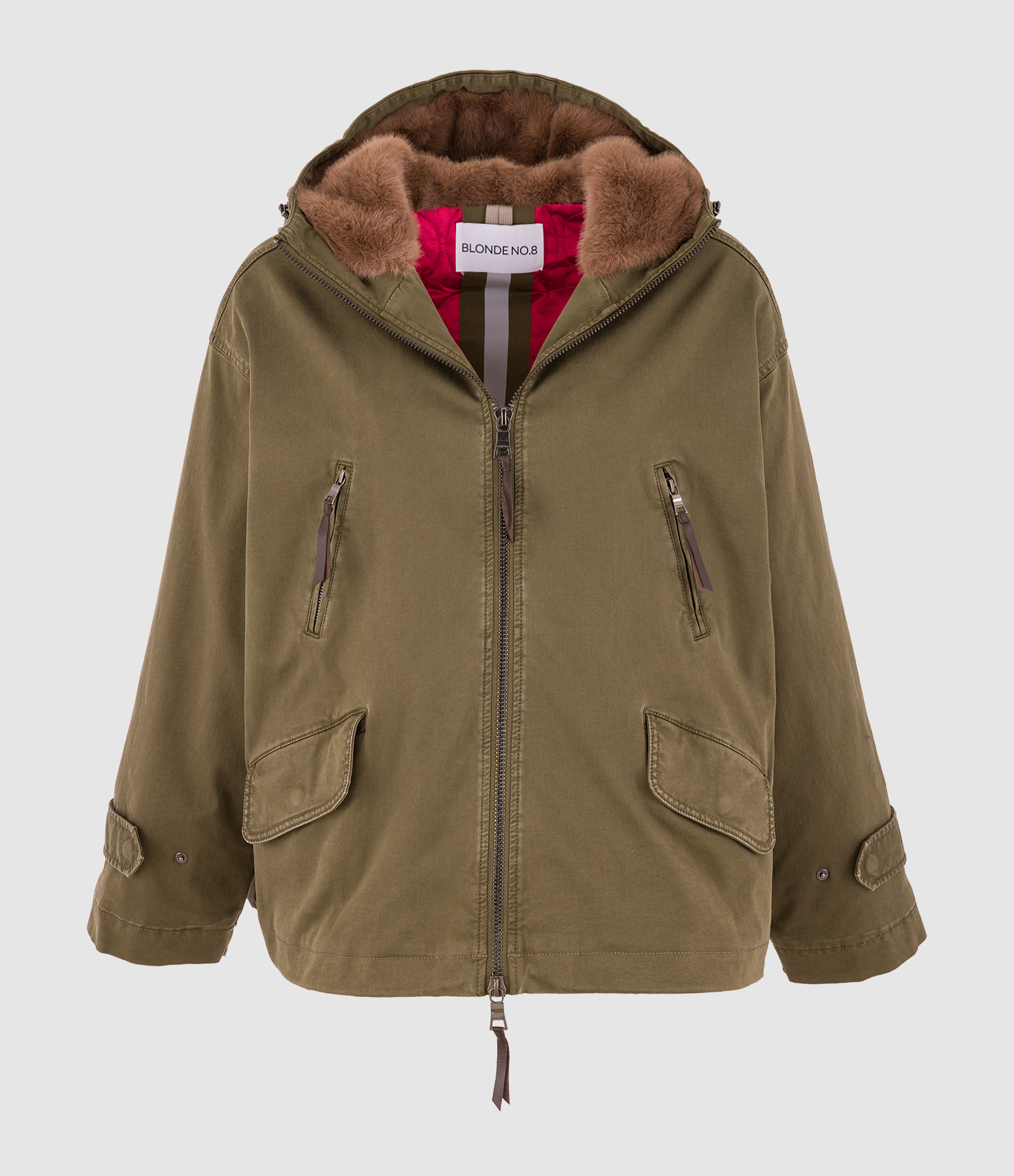 Bella Blonde Khaki Brown Jacket