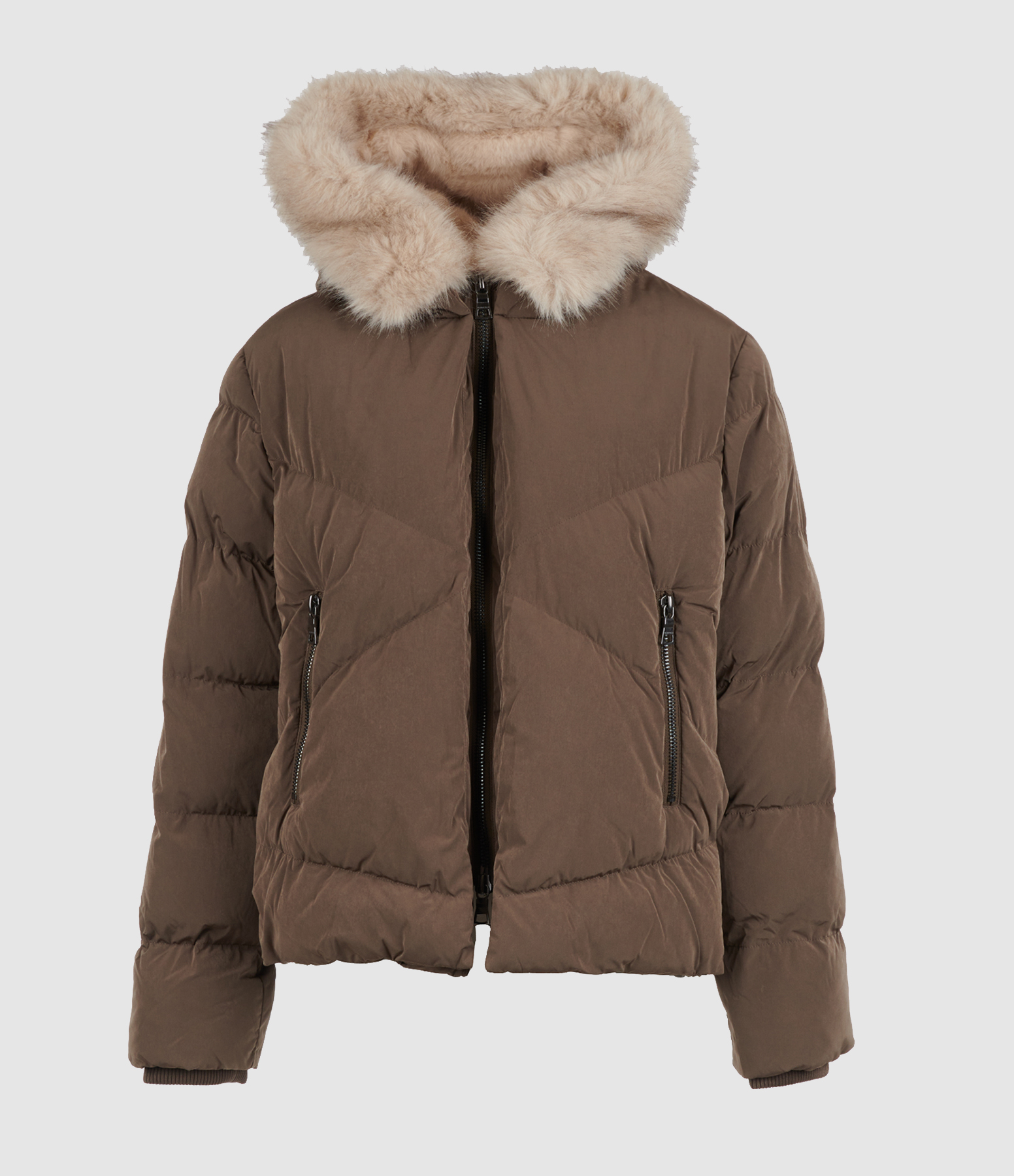 Snow 316 Taupe Puffer Jacket