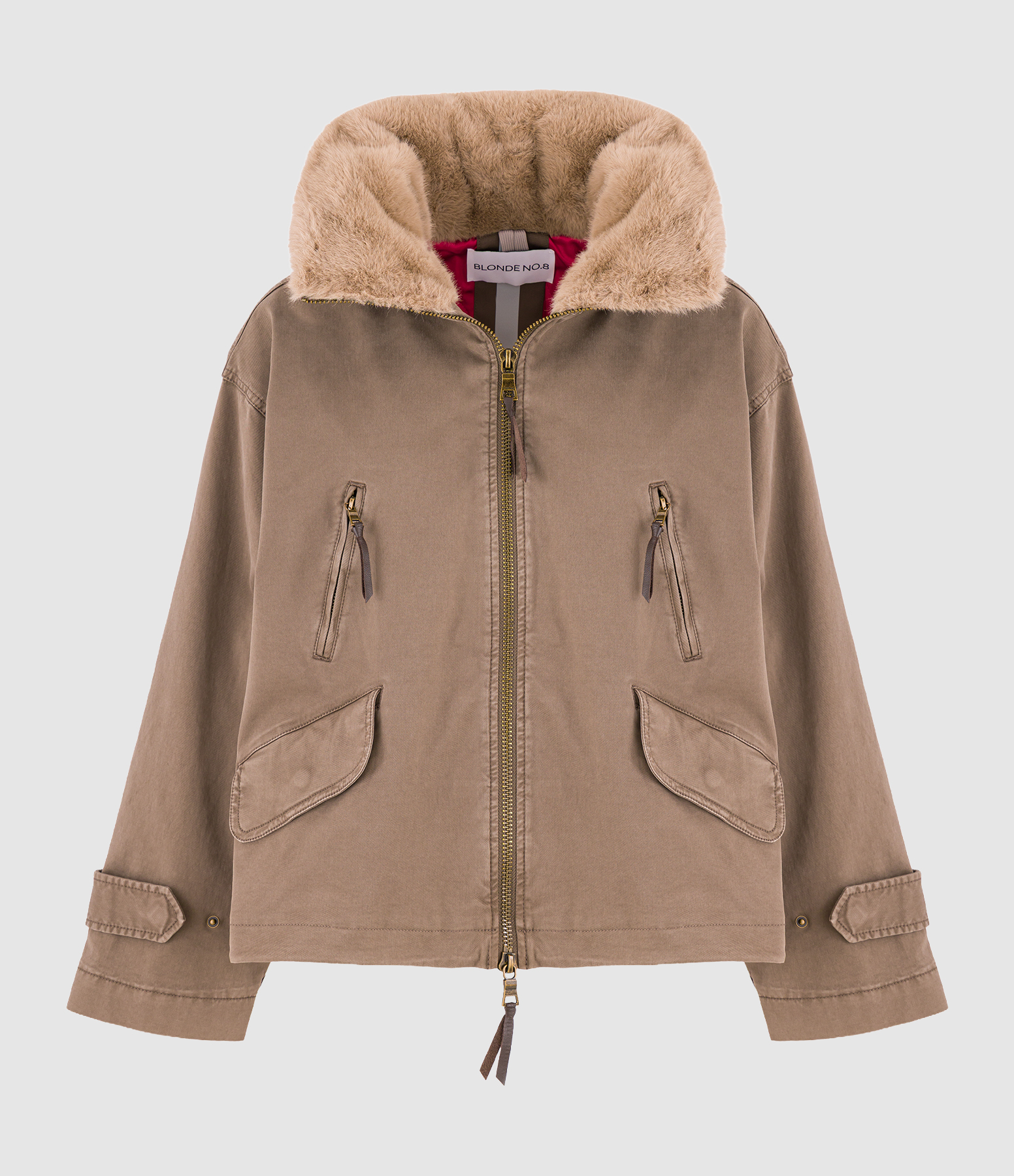 Tyra II Jacket, Taupe, Dtm