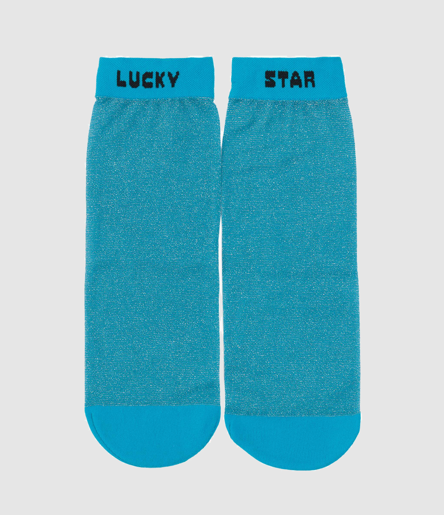 The Slipper Blue Lucky Star Socks