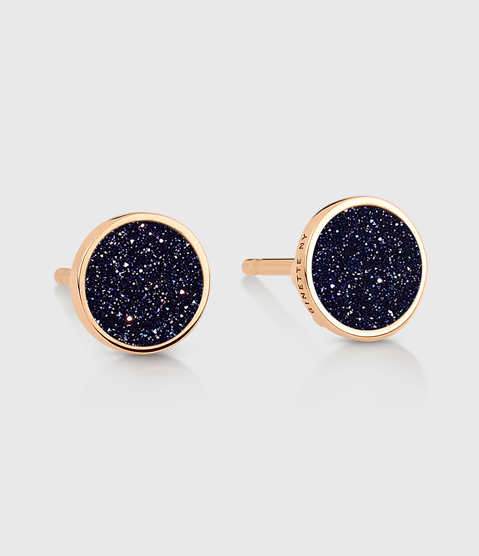 Ever Disc Blue Sandstone Earrings