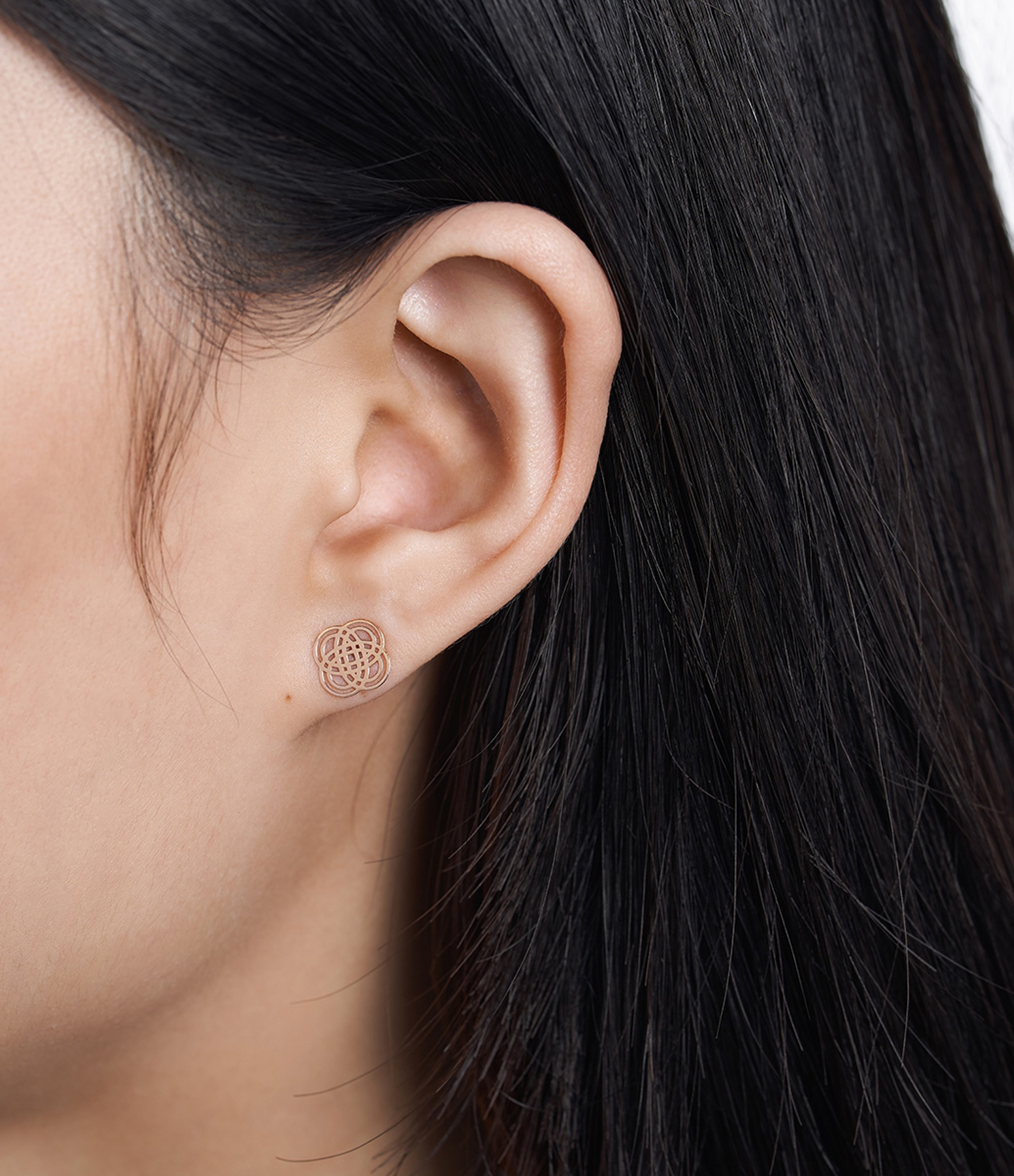 Purity Rose Gold Earrings
