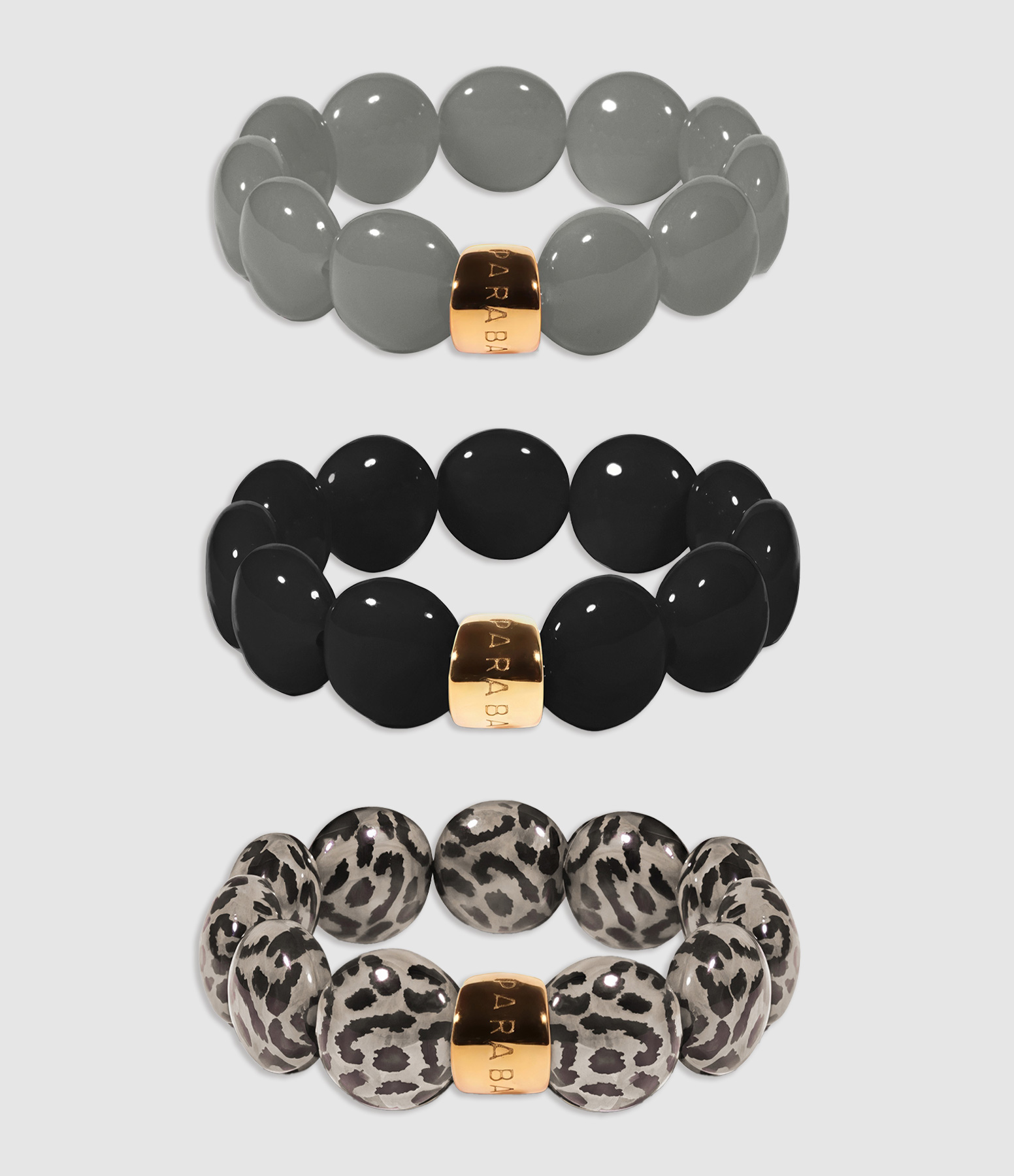 Trio Bombom Capi Animal Print Bracelet