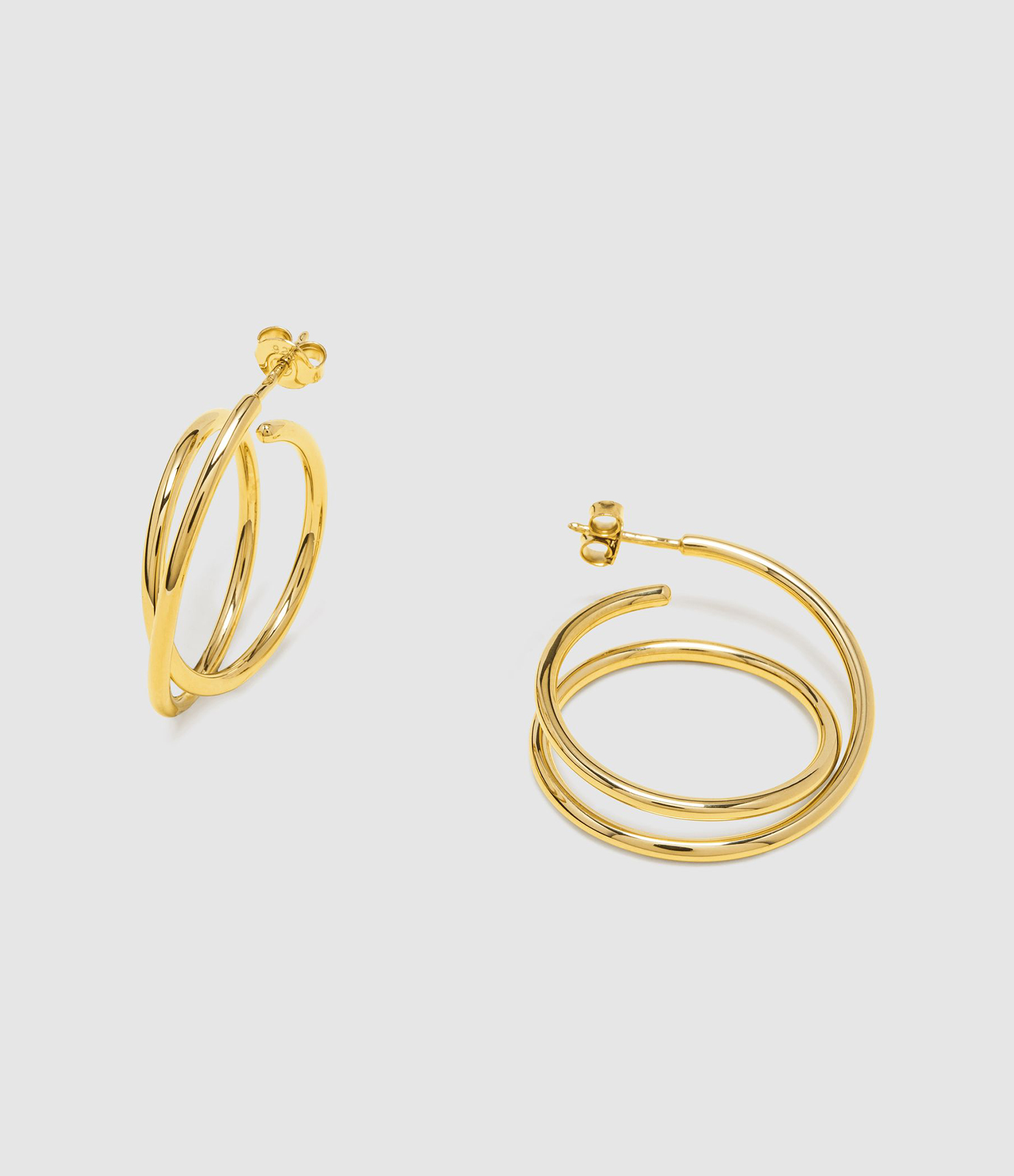 Maxi Spiral 2.0 Vermeil Earrings